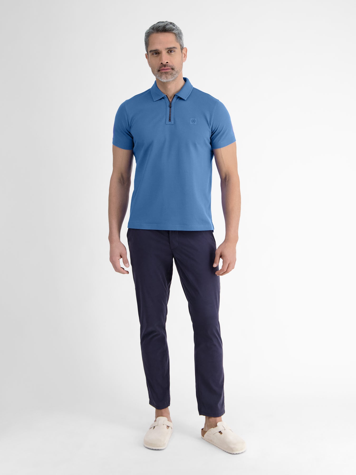 Herren Poloshirt mit Reißverschlusskragen