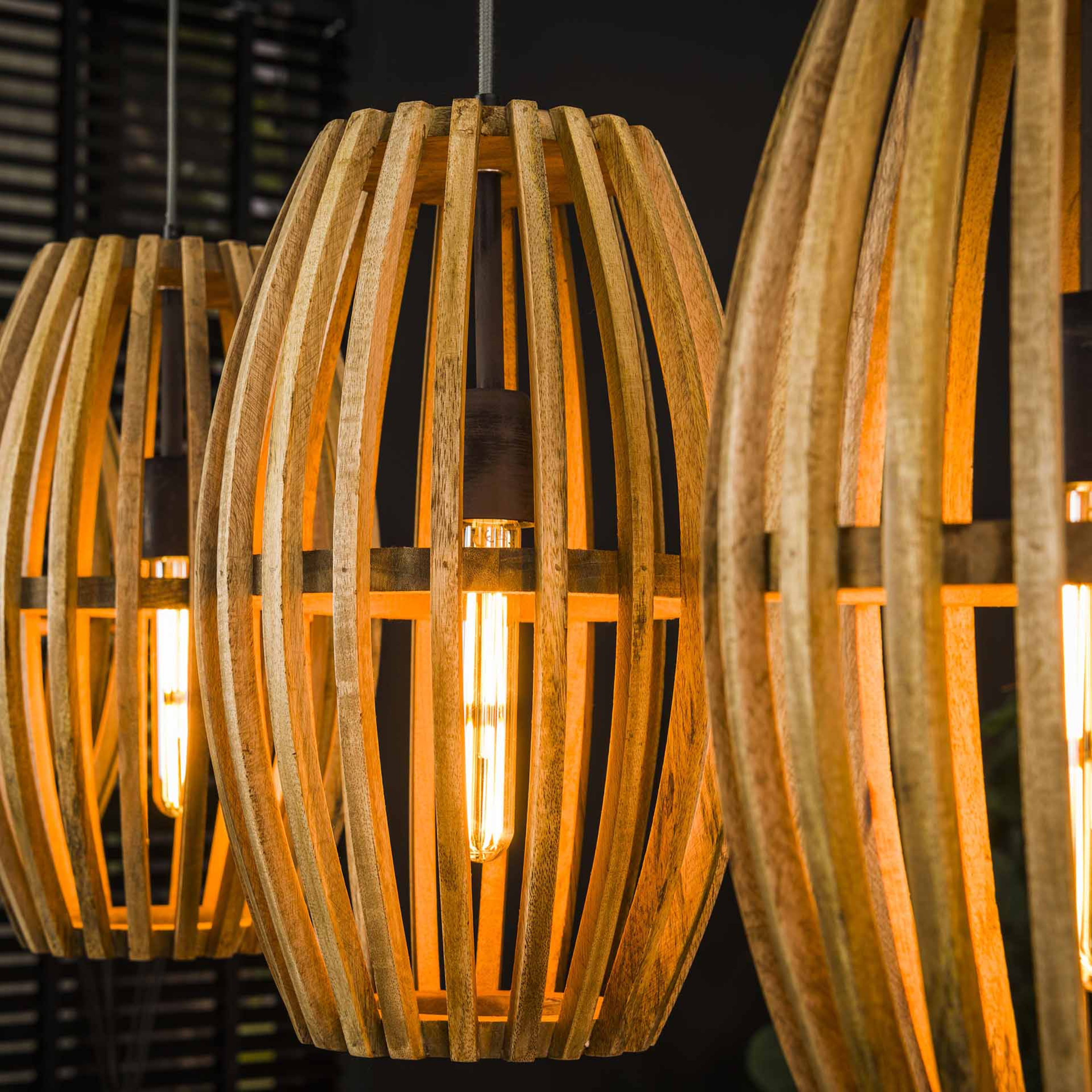 Pendelleuchte ORBIT WOOD