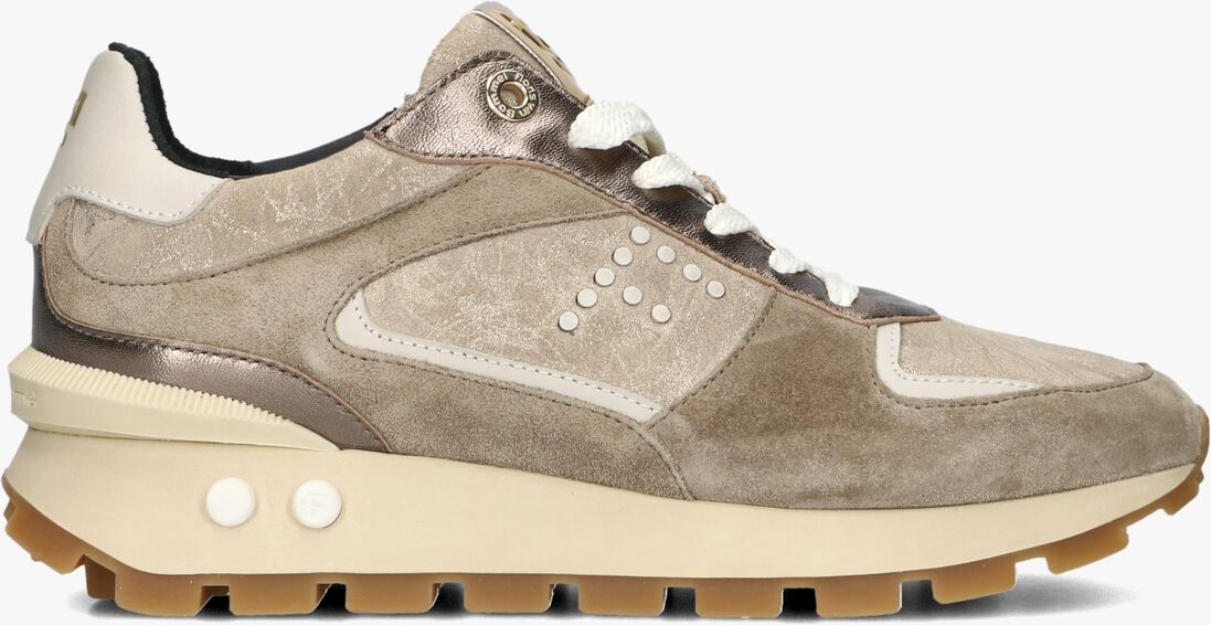 bruine floris van bommel lage sneakers sfw-10084 blokki