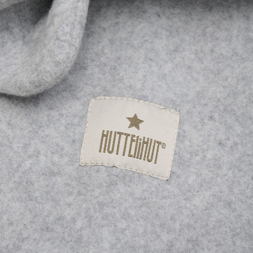 Køb Huttelihut Light Grey Melange Elefanthue Ører Bomuld Fleece