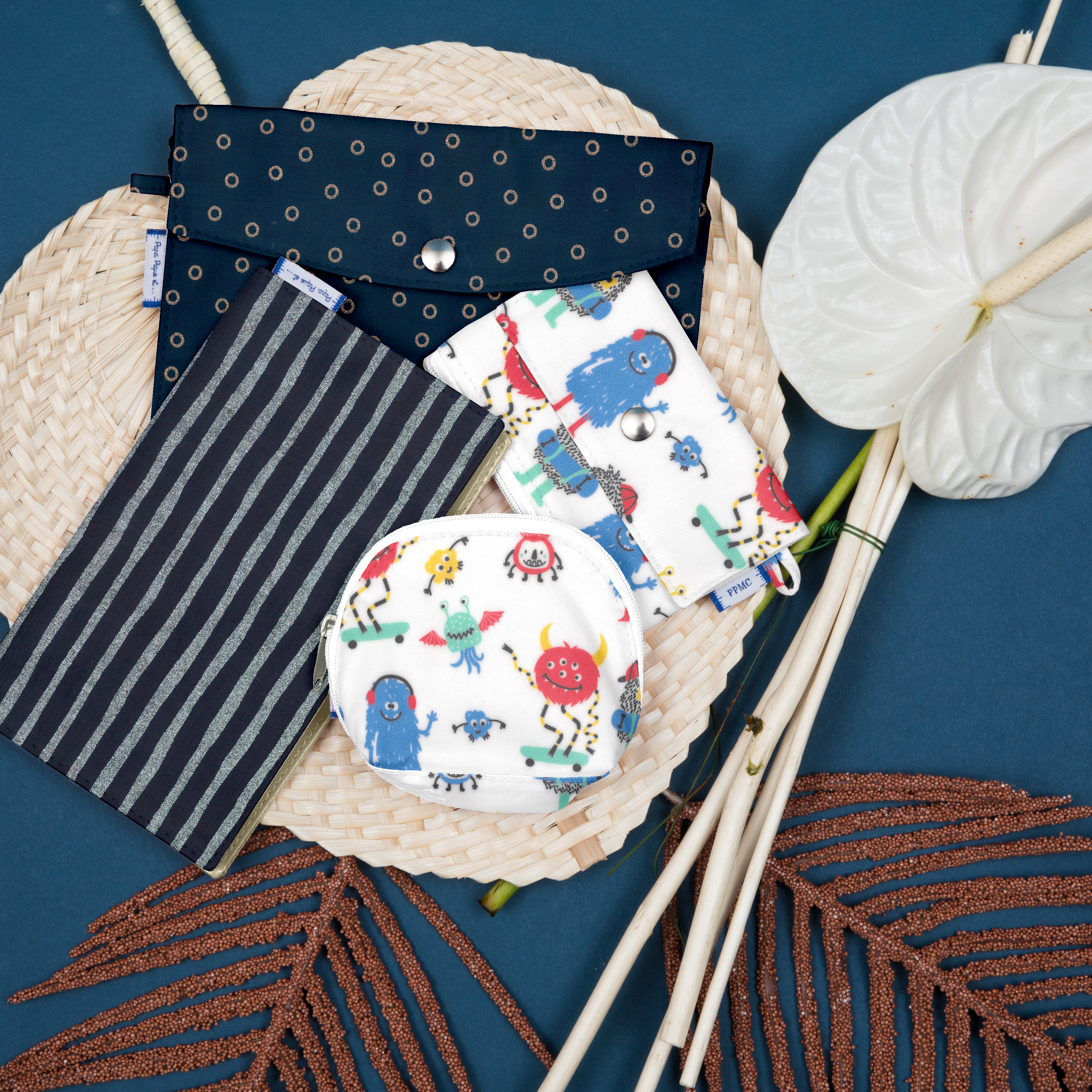 Mini Pochette Porte-Monnaie Petits Monstres