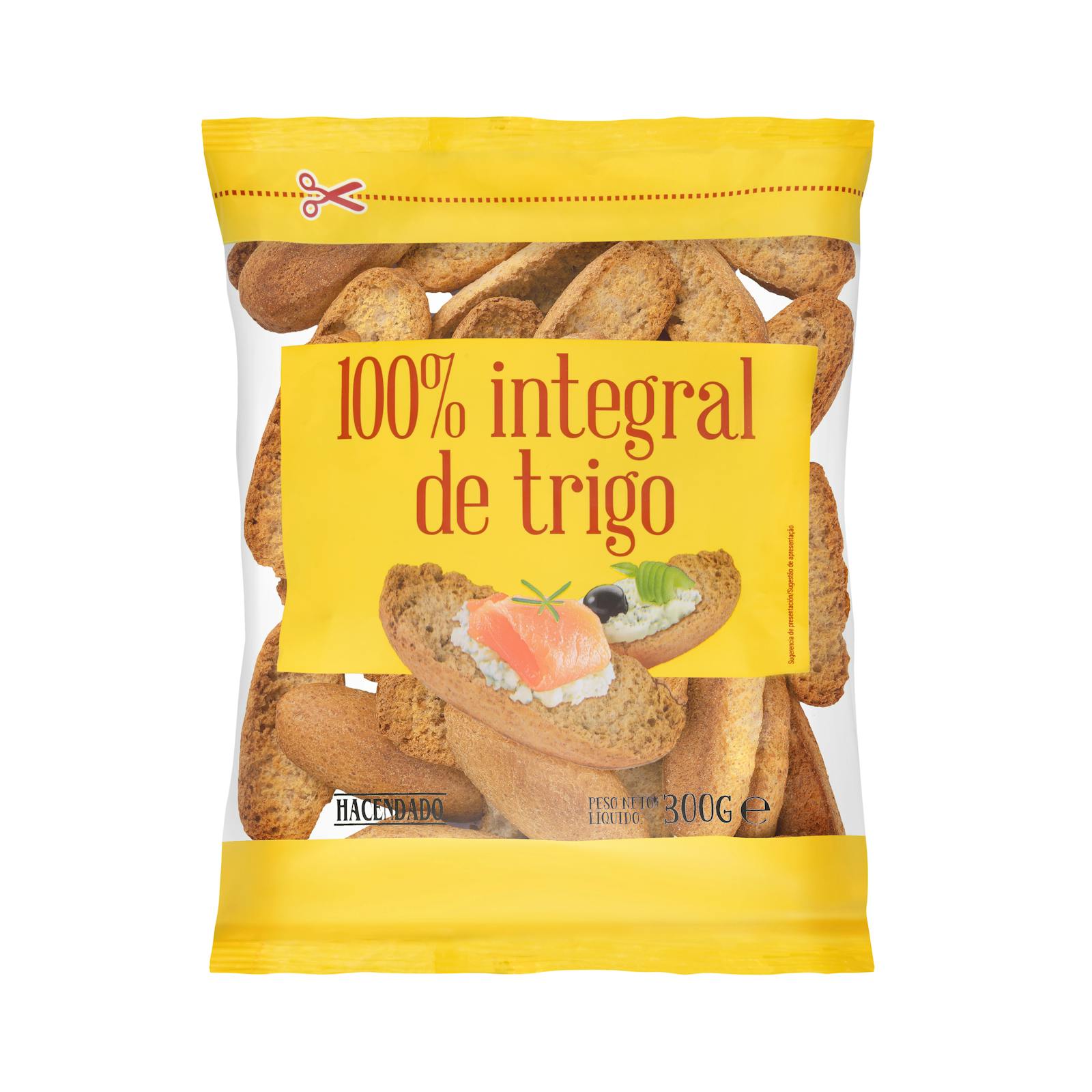Petit pain grillé 100 % blé entier Hacendado