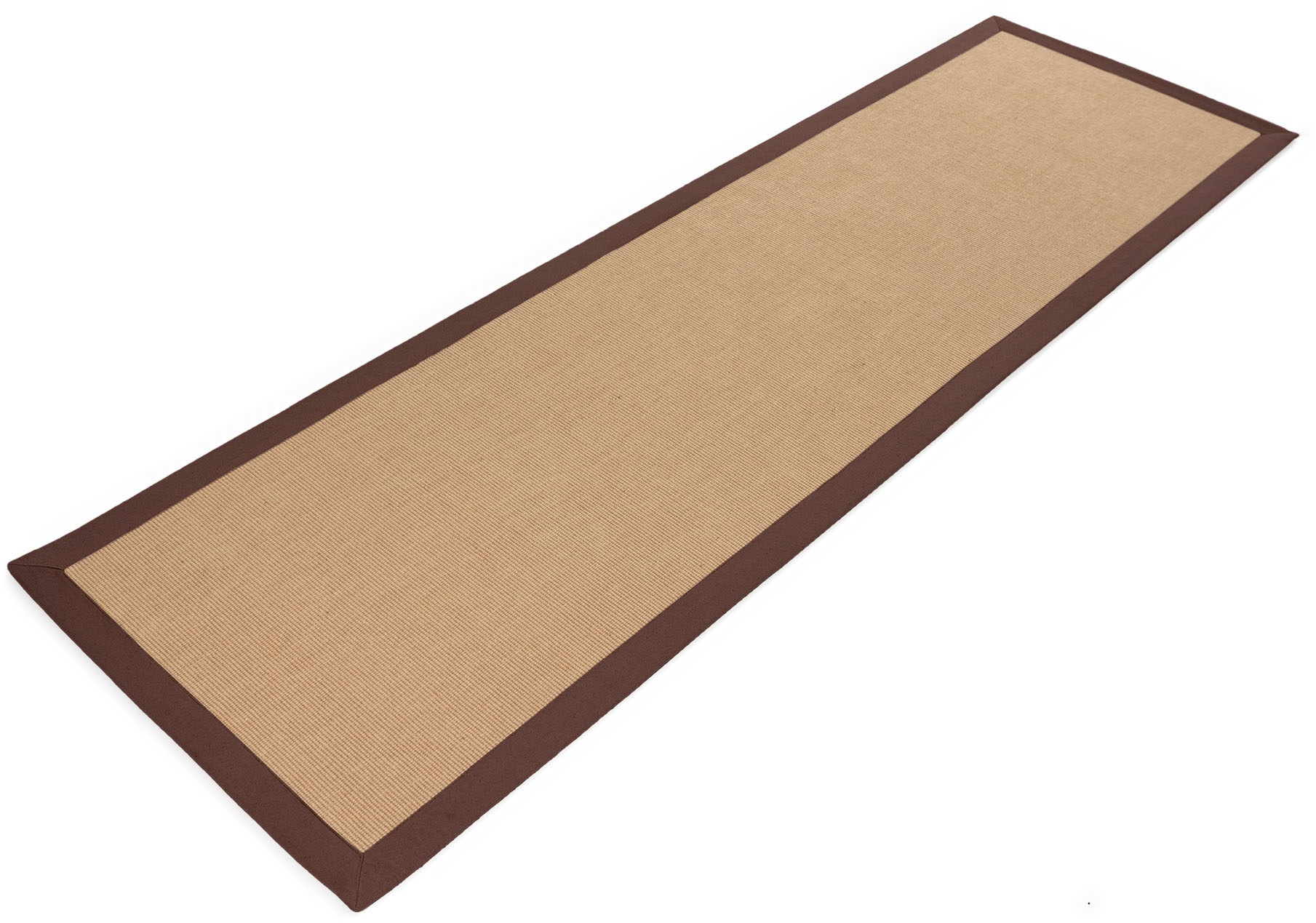 carpetfine Sisalteppich »Sisal  ,    auch als Läufer erhältlich« rechteckig 5 mm Höhe mit farbiger Bordüre, Anti Rutsch Rückseite, viele Grössen, Wohnzimmer