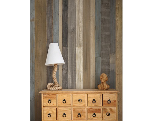 Kunststof paneelelement 3D-look patchwork 2600 x 375 x 8 mm