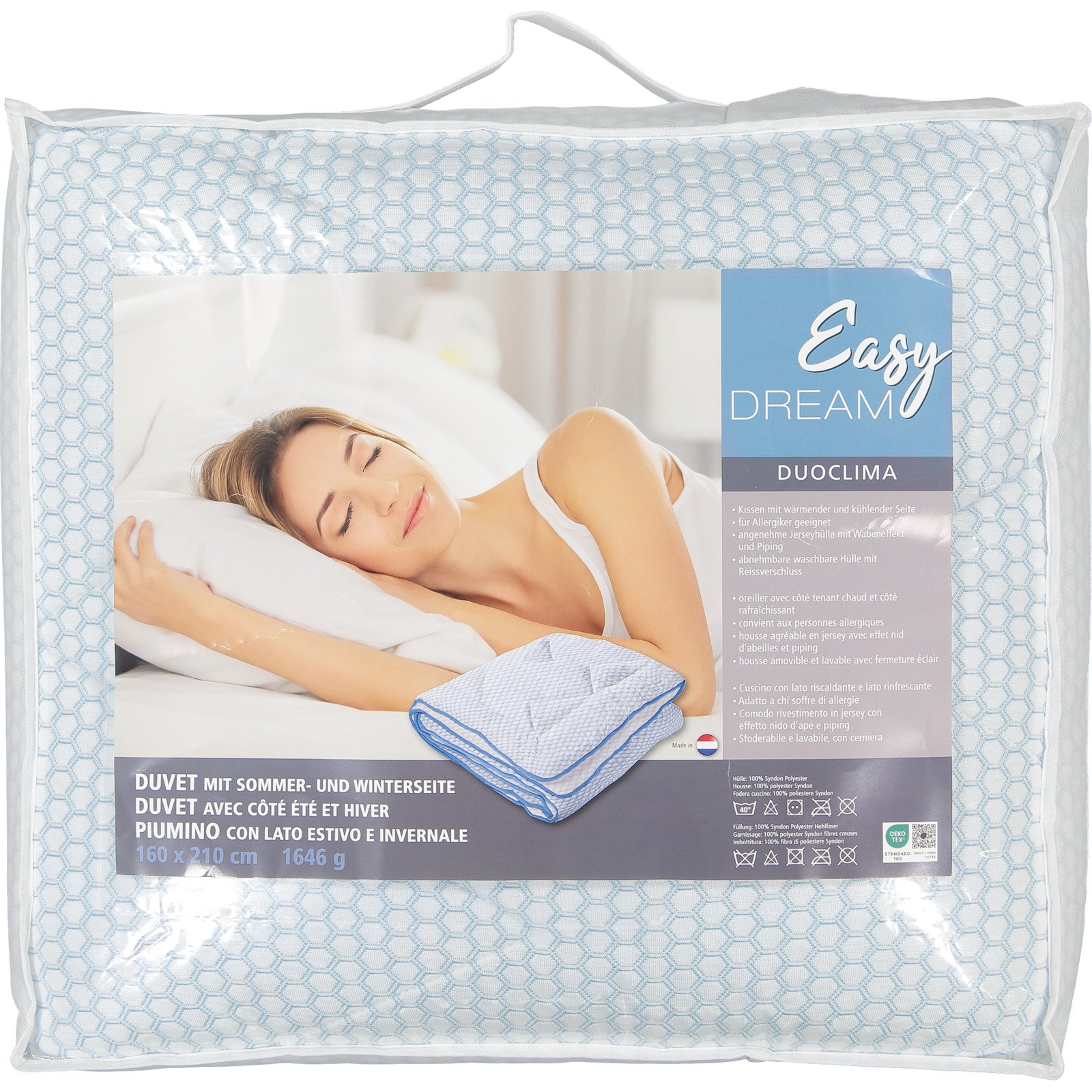 Easy Dream Duvet Duoclima 160x210 Duvet Nordisch