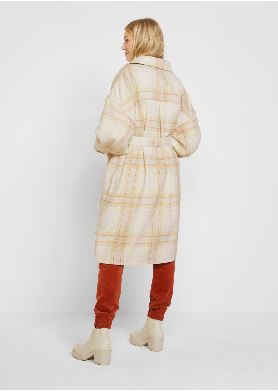 Veste-chemise longue de grossesse