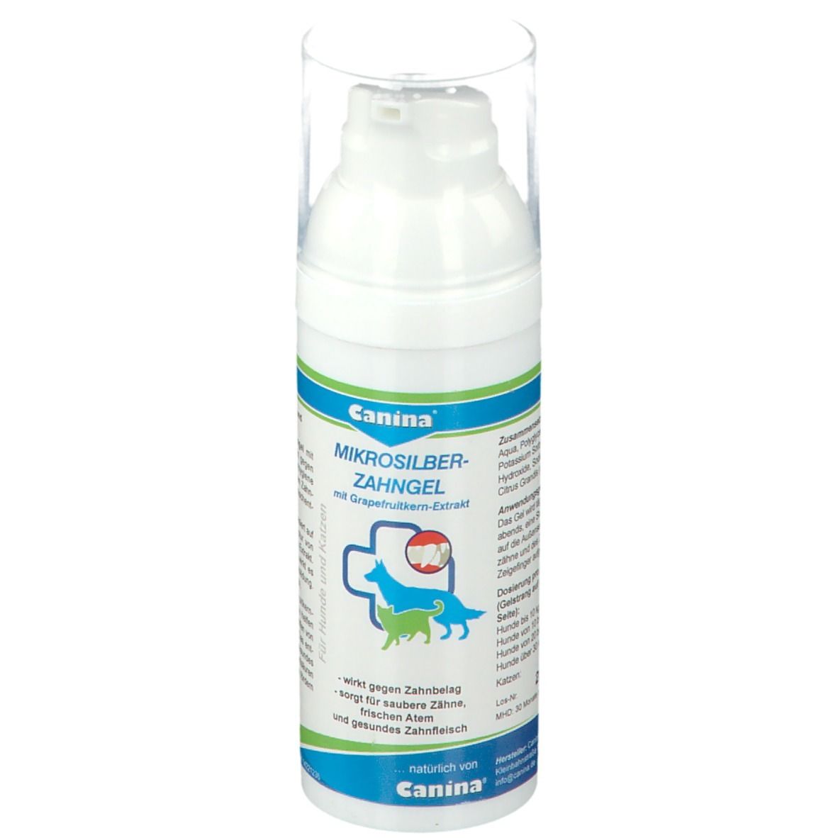 Canina® Mikrosilber Zahngel für Hunde und Katzen