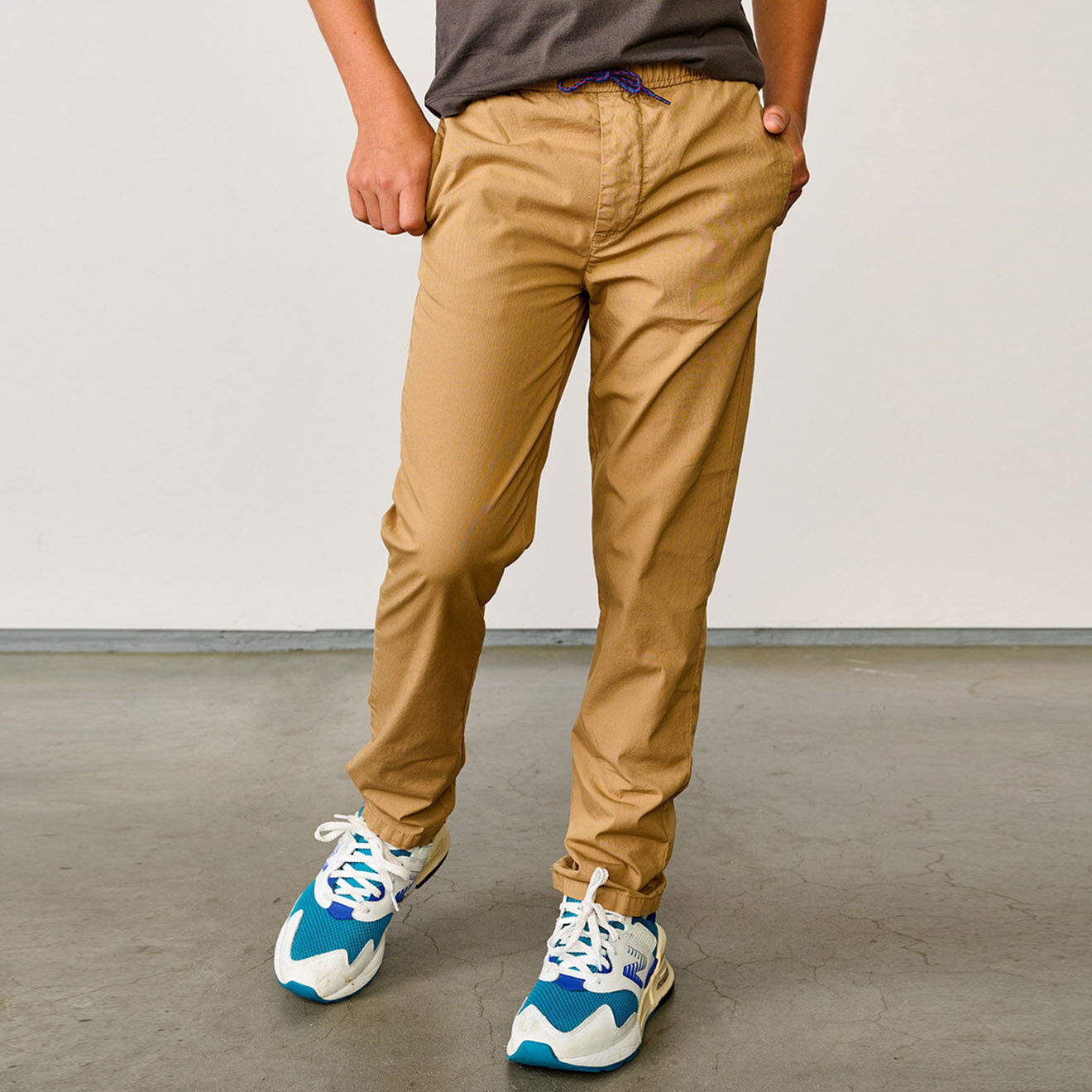 Bellerose Pantalon en Toile de Coton Pharel camel