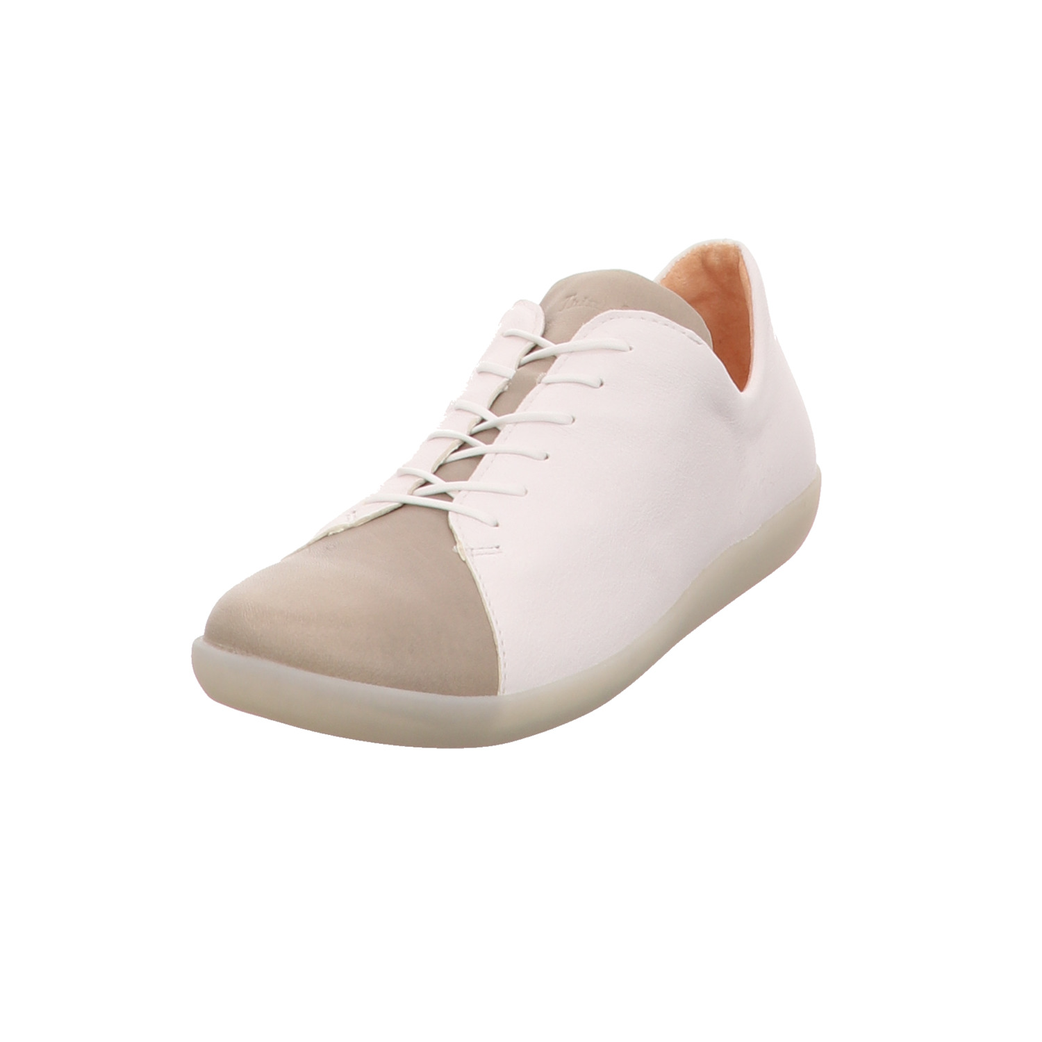 Think Schnürhalbschuh weiß weiss/weiss kombi
