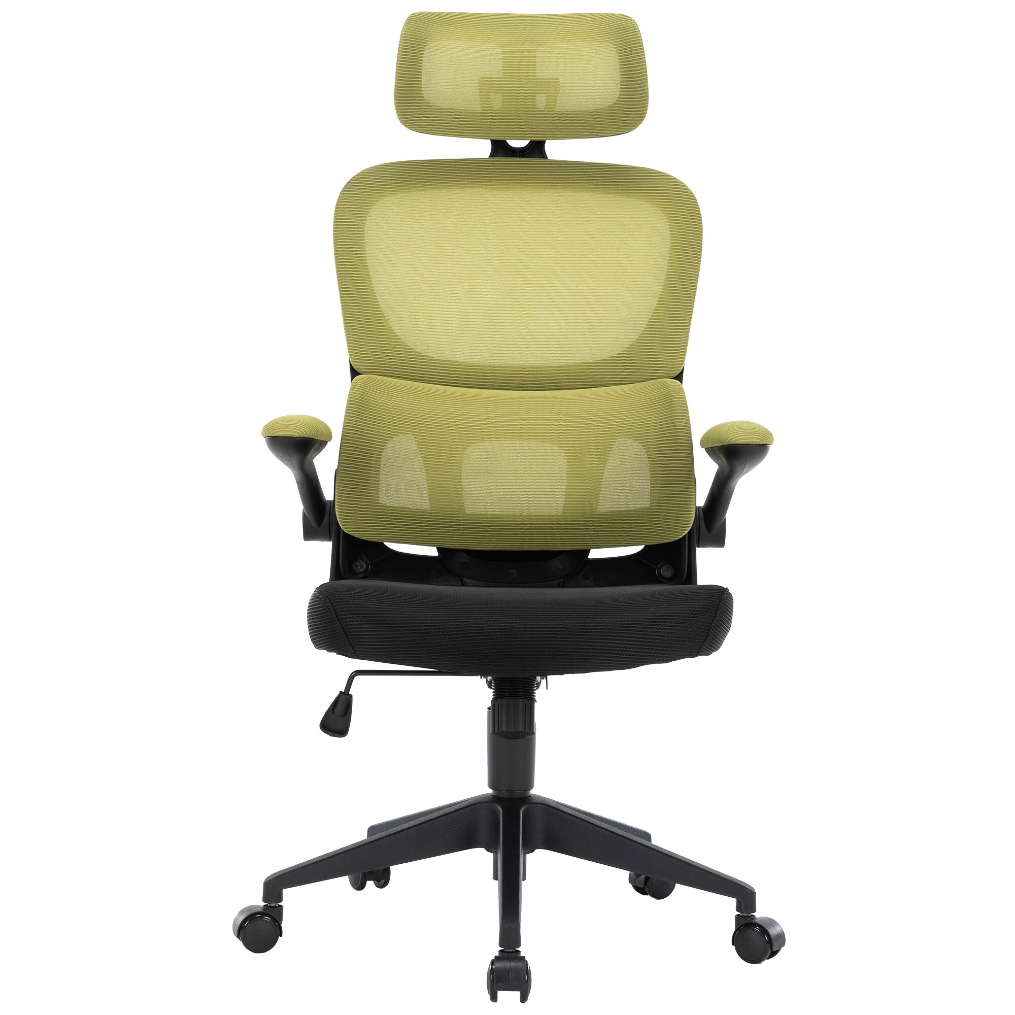 Flexibler Bürostuhl in moderner Mesh-Optik ergonomischer Schreibtischstuhl mit Nacken- und Lordosenstütze Gamingstuhl mit atmungsaktiver Netzrückenlehne und Wippfunktion