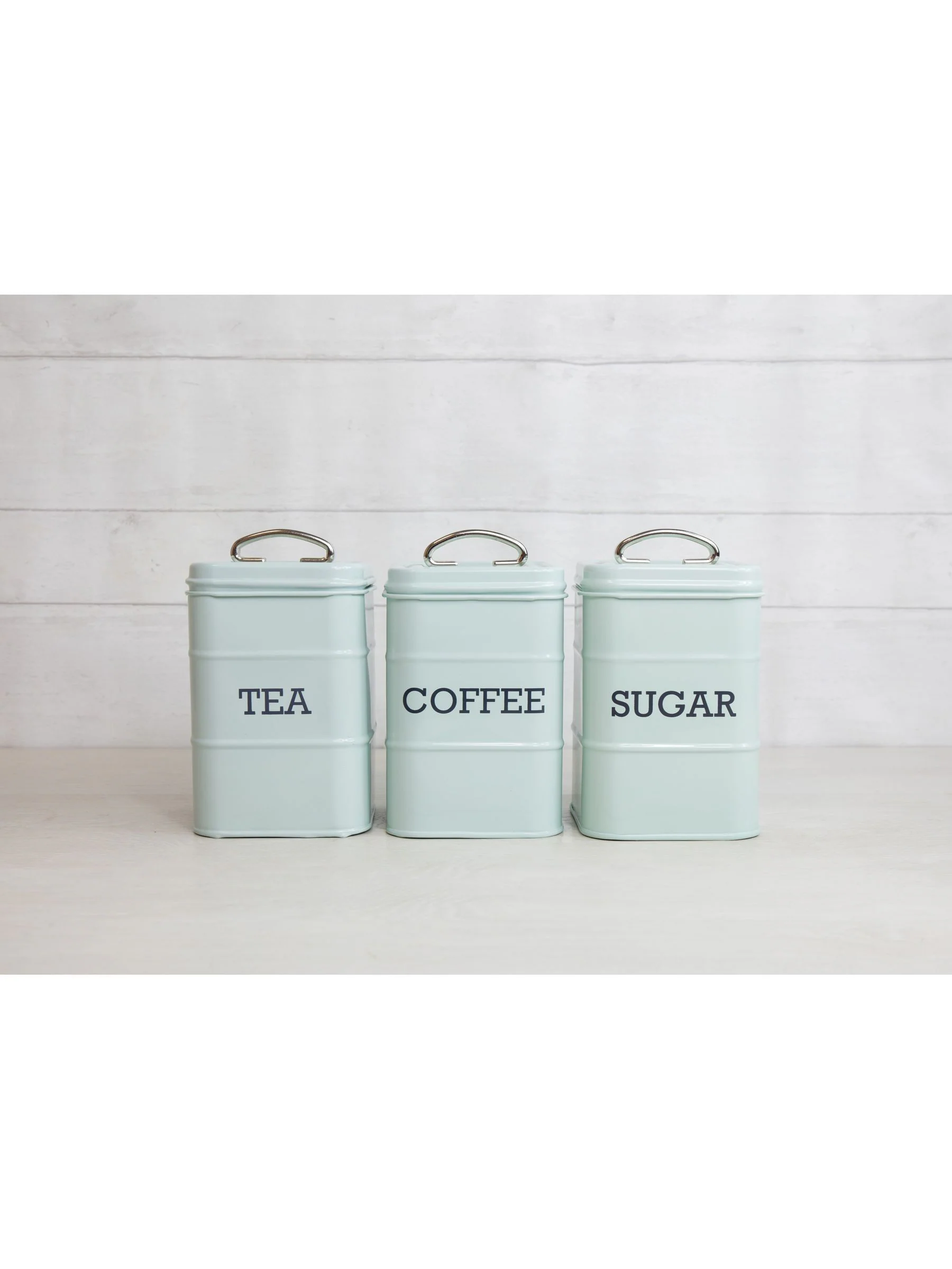 Kitchencraft Metal Coffee Sugar and Tea Canisters