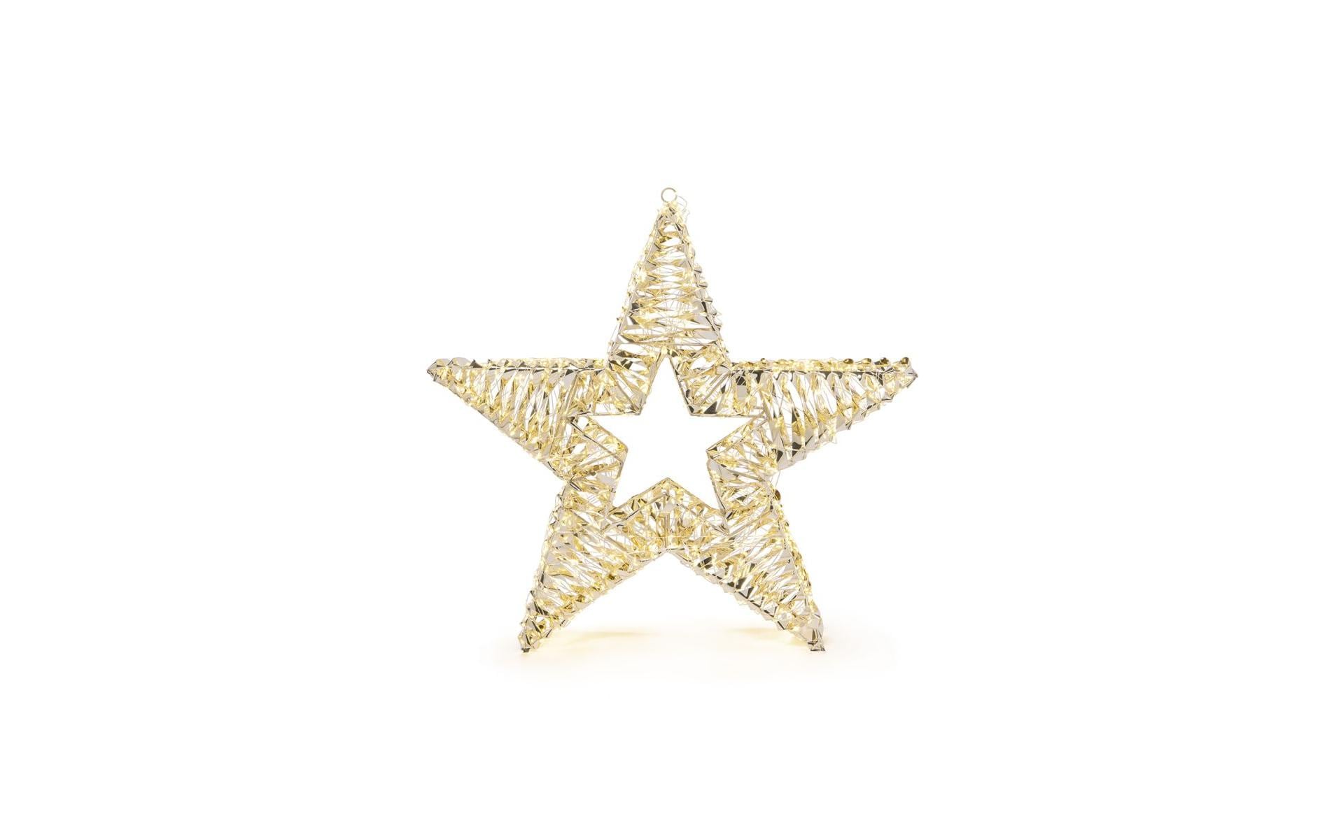 Glamour star, 60 WarmweissLED Dekoration