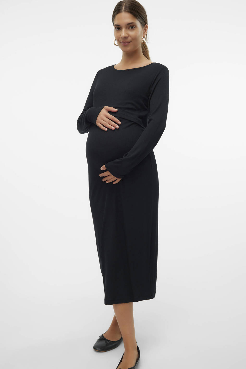 MAMALICIOUS zwangerschapsjurk MLBRYNNA JUNE zwart