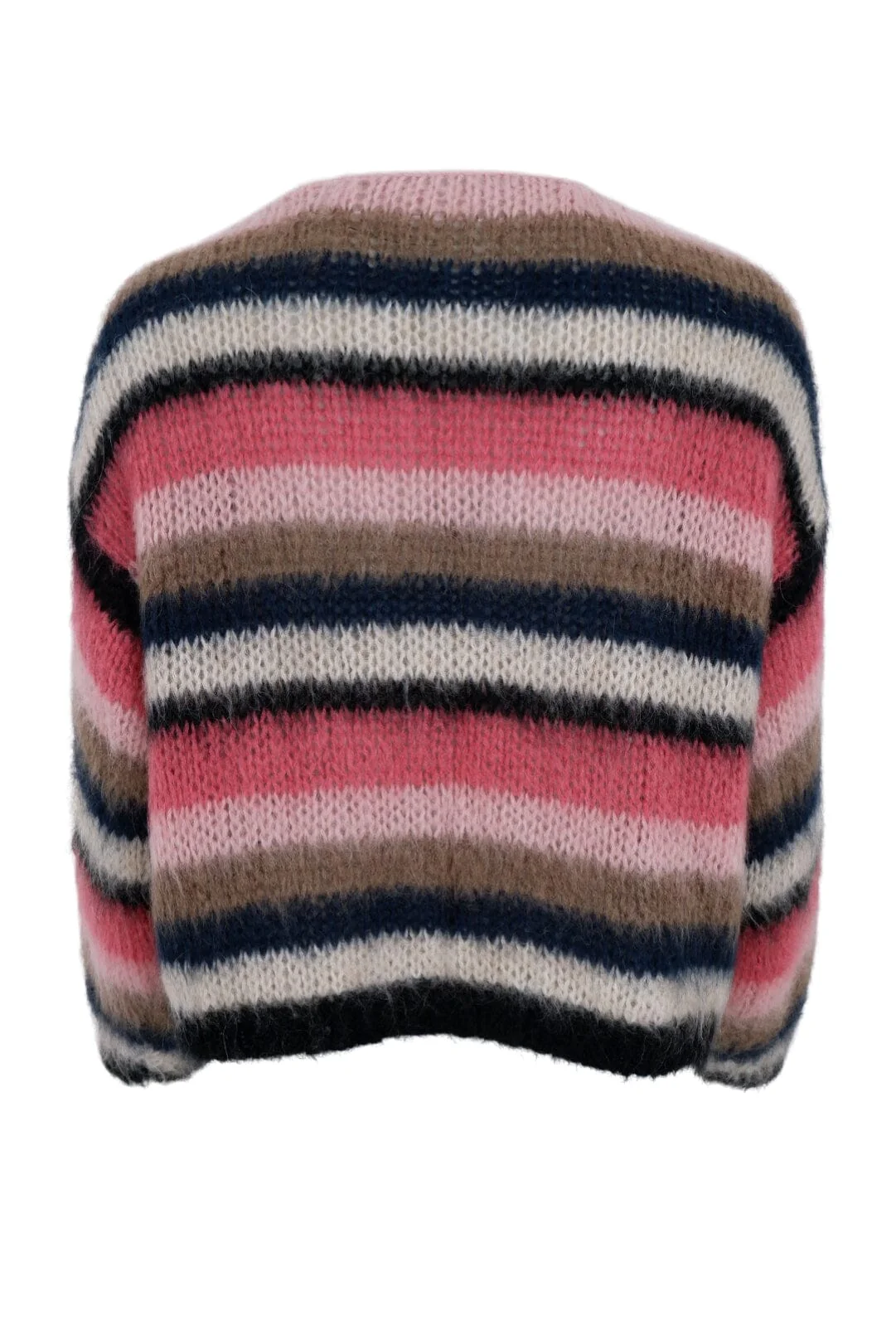 Black Colour Bccasey Multi Striped Cardigan