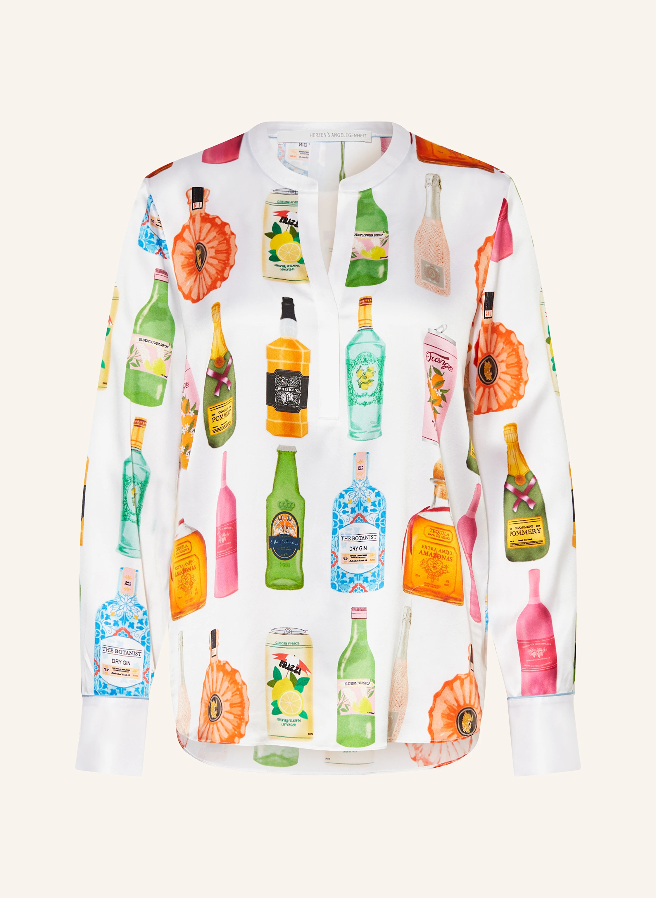 HERZEN'S ANGELEGENHEIT Blusenshirt aus Seide