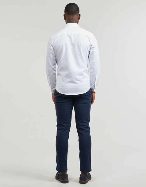 Jack & Jones - JJEOXFORD SHIRT LS - Blanc