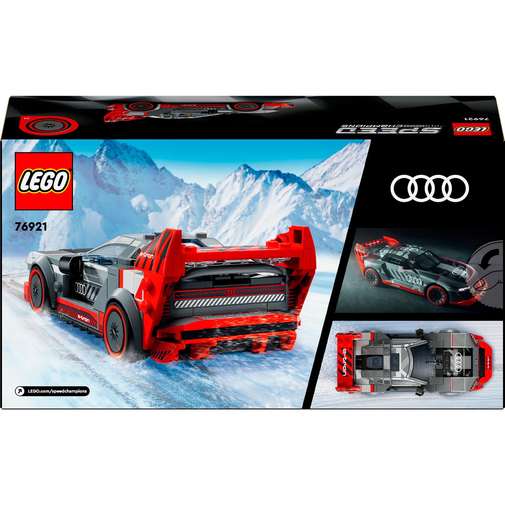 LEGO Konstruktionsspielzeug Speed Champions Audi S1 e-tron quattro Rennwagen