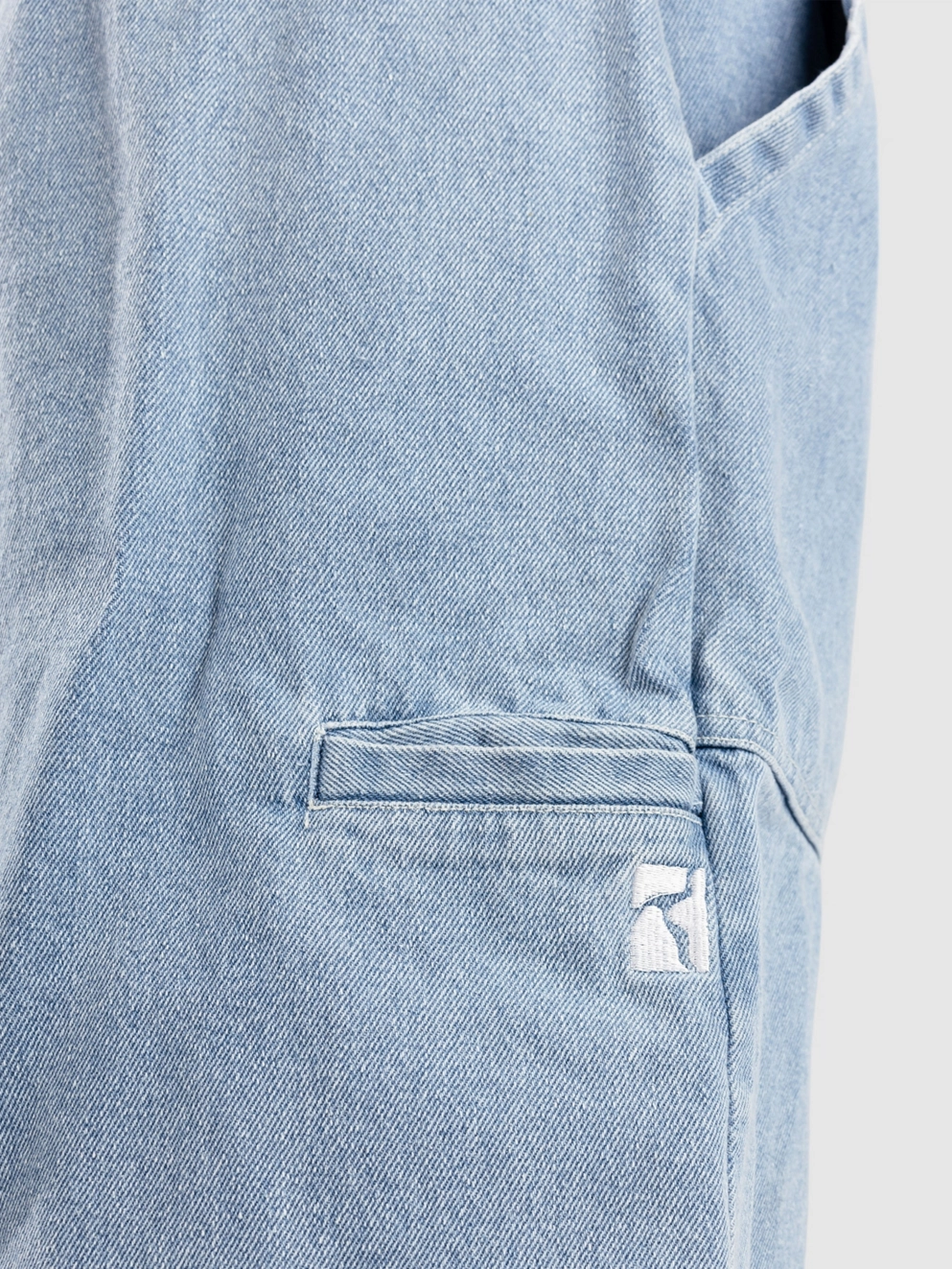 Poetic Collective Painter Shorts light denim