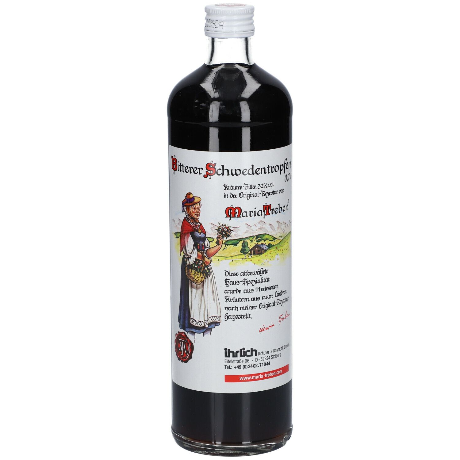 Maria Treben® Bitterer Schwedentropfen 32% vol.