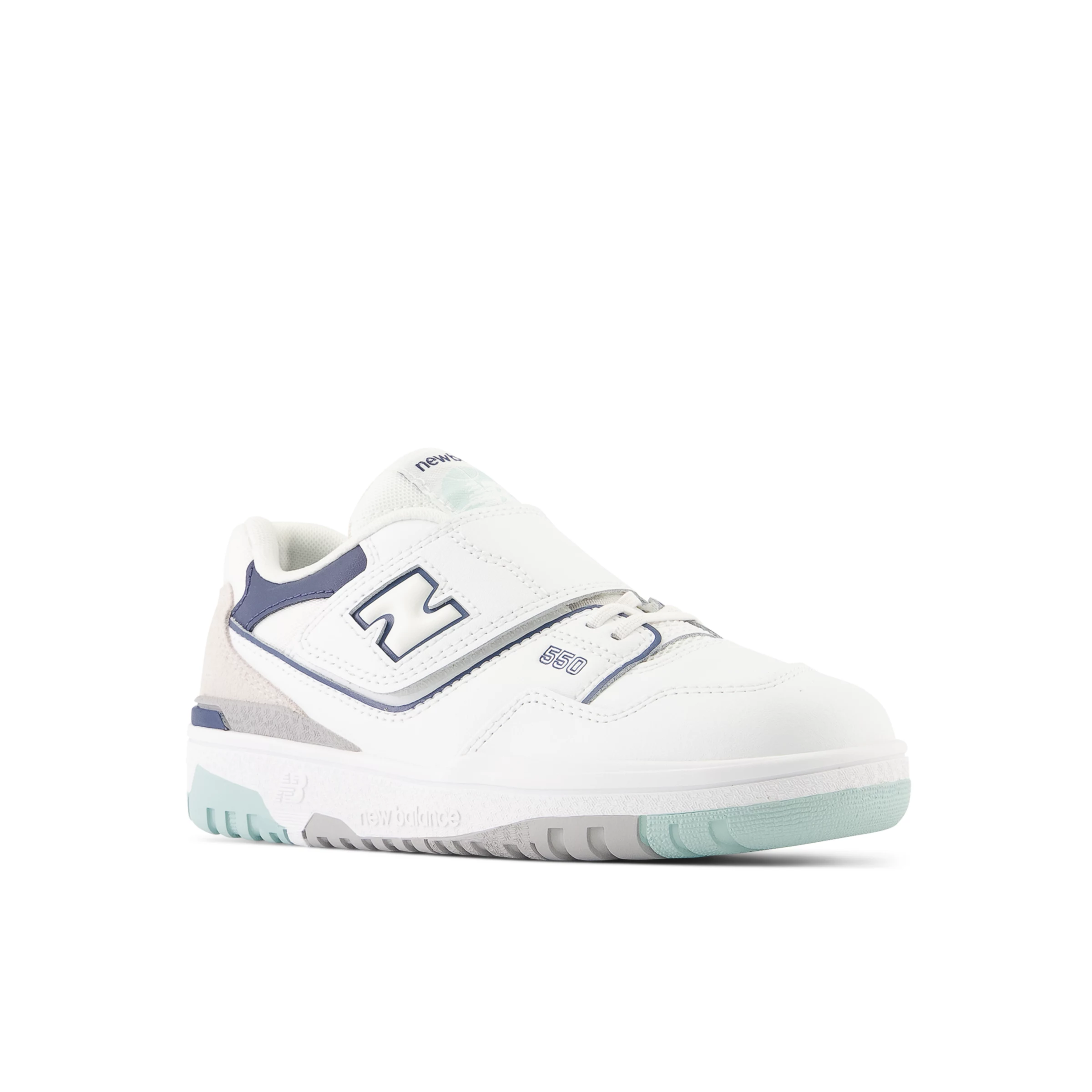 550 Bungee Lace with Top Strap White con nb navy e winter fog