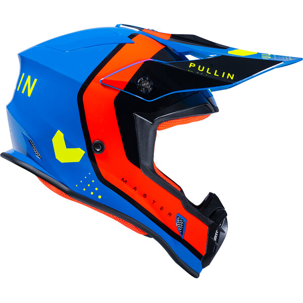 pull-in - Casque Master - 2023 Bleu / Orange fluo / Jaune fluo