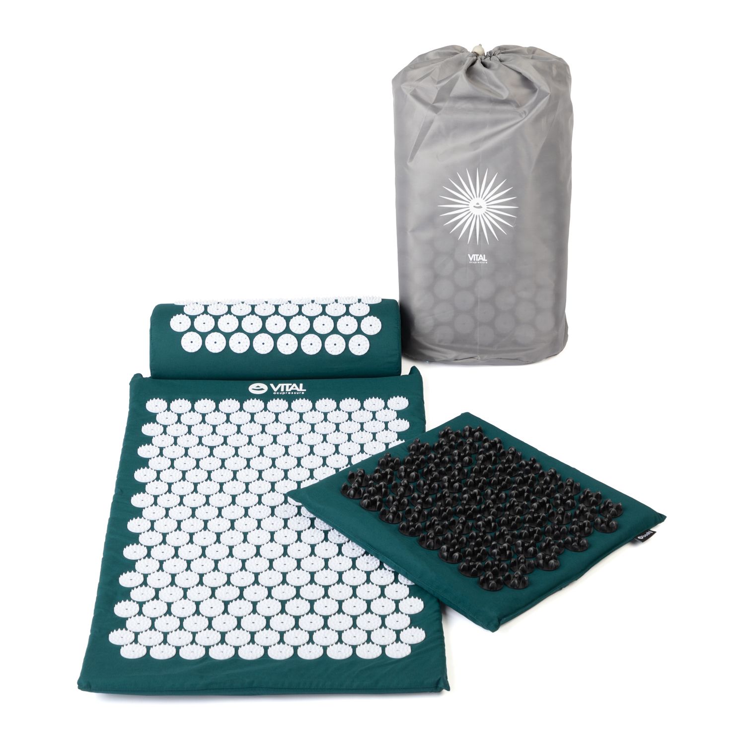 bodhi VITAL Akupressurmatte & Nackenrolle, Deluxe-Set SOFT