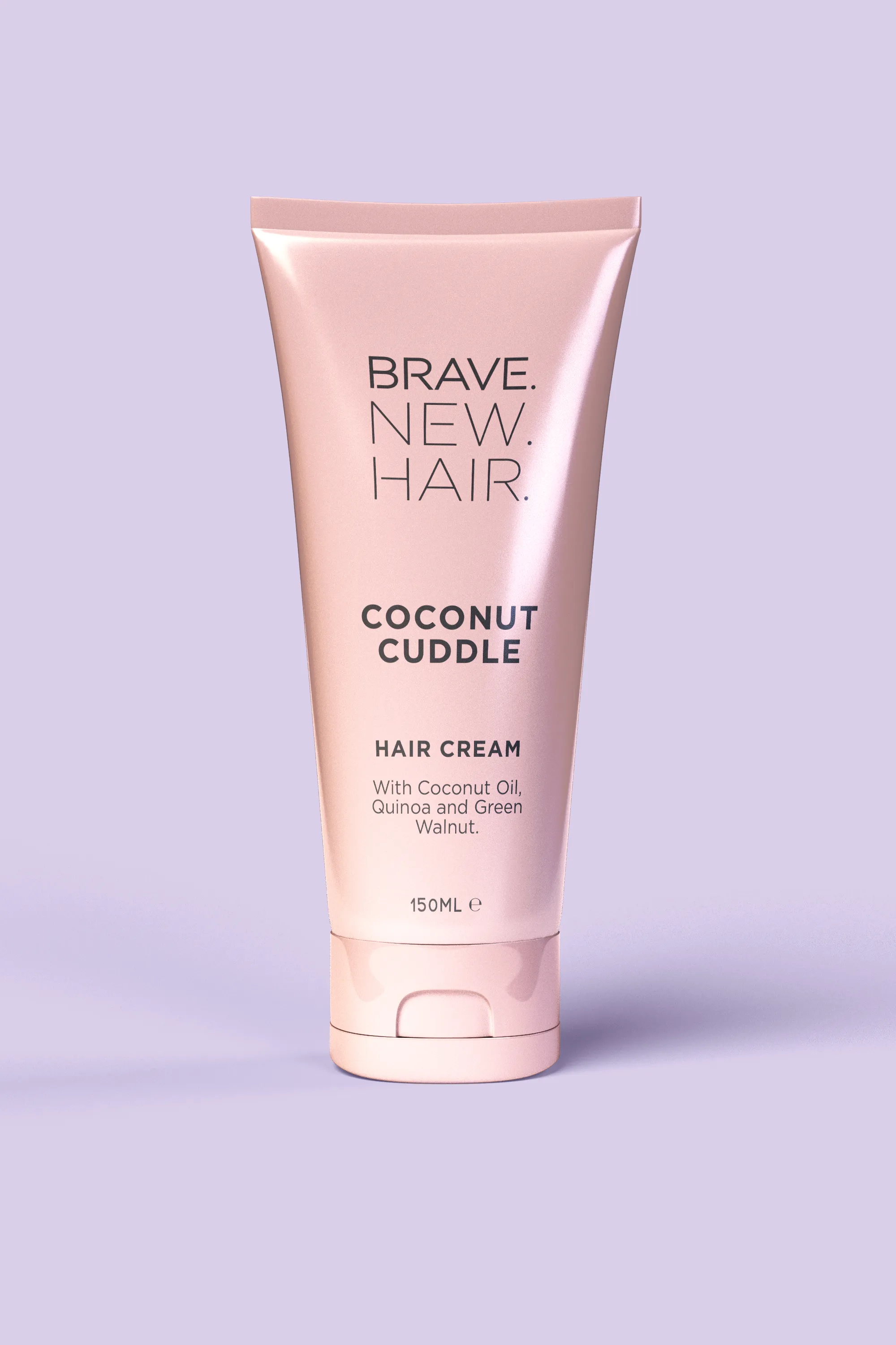Brave New Hair Crème hydratante capillaire enrichie en noix de coco Coconut Cuddle-150 ml
