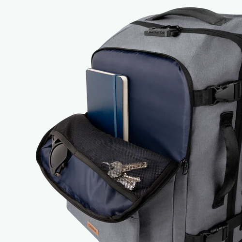 Valise souple 2 roues small Getaria gris