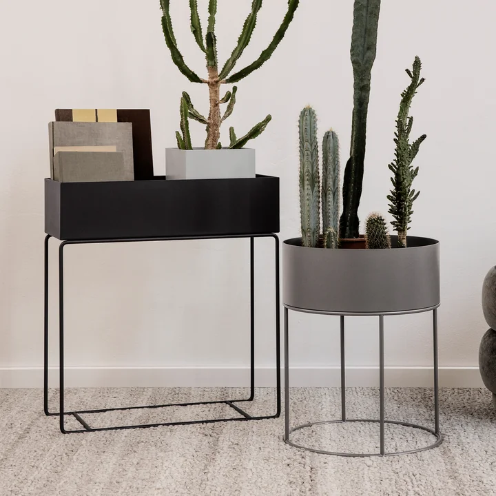 Ferm Living - Plant Box rund, cashmere