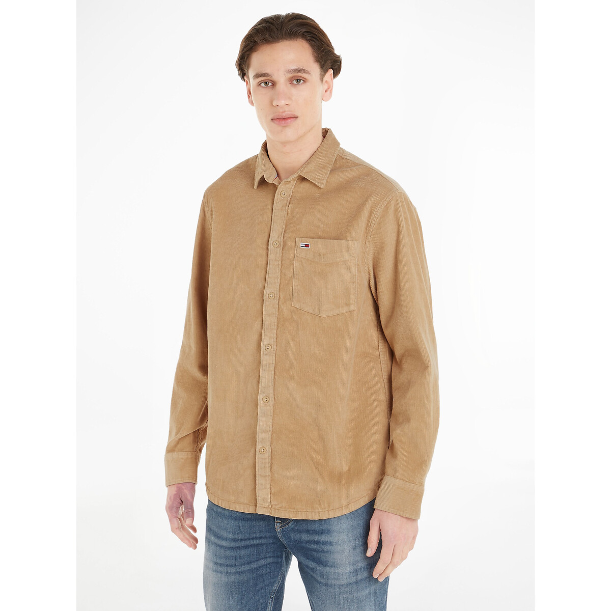 TOMMY JEANS<br>Camisa folgada em veludo