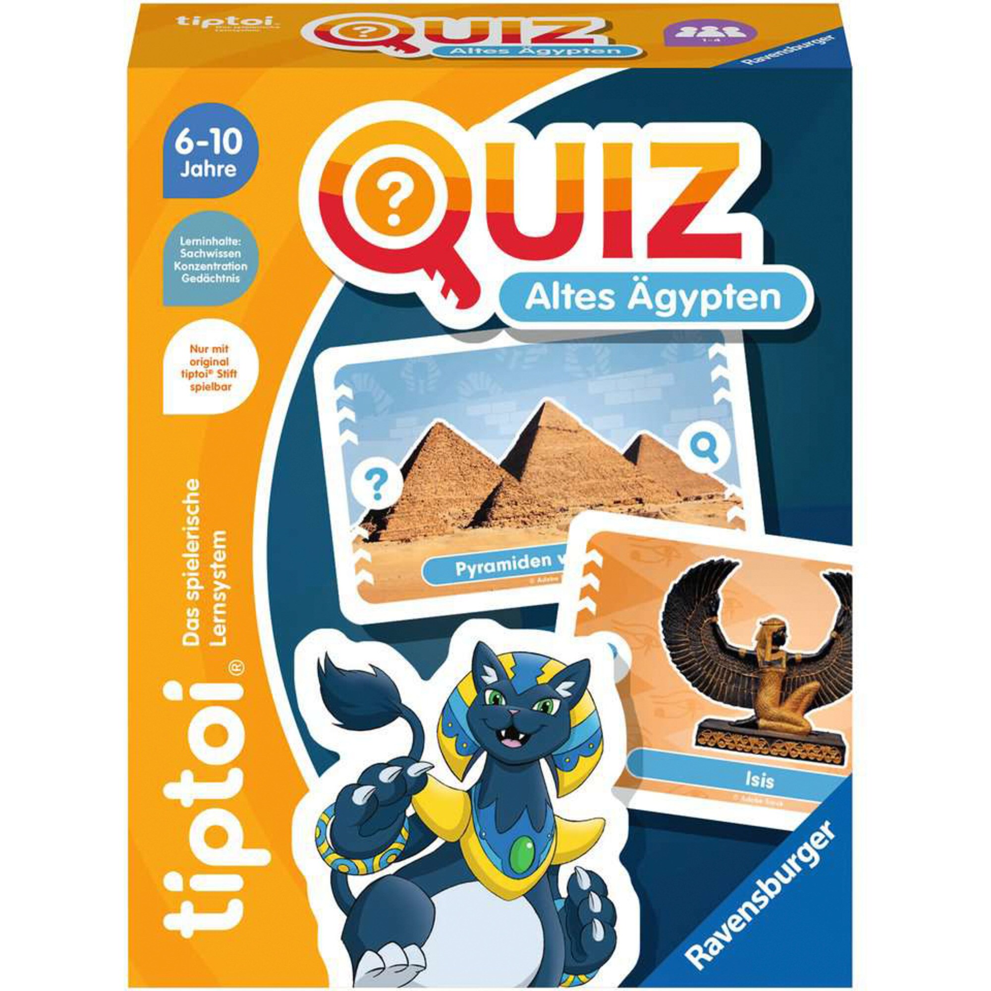 Ravensburger Quizspiel tiptoi Quiz Altes Ägypten