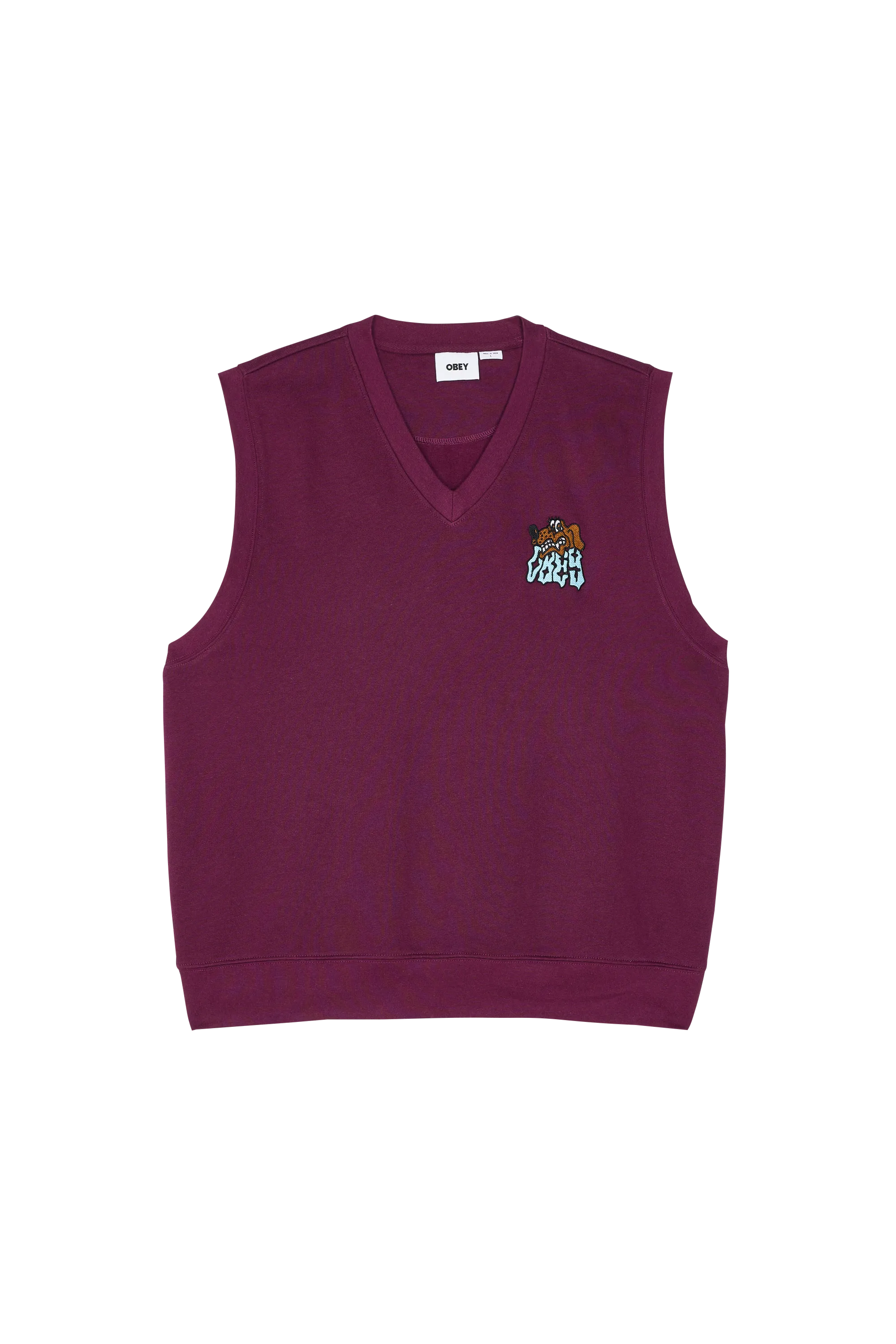 OBEY Gilet Marron
