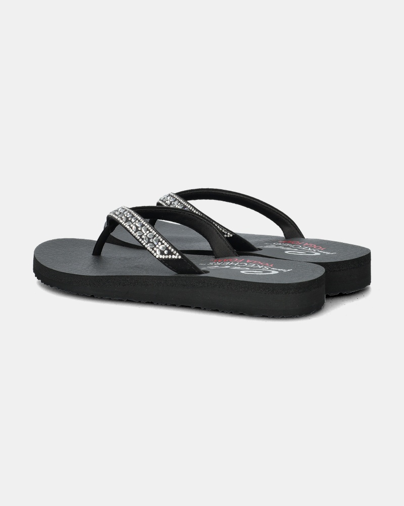 Skechers Meditation Butterfly Garden Slippers  - zwart