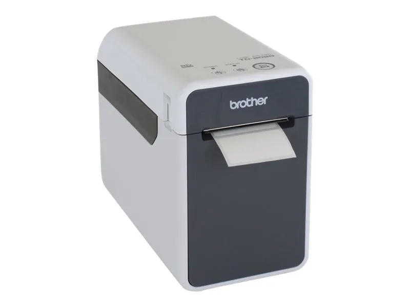 Brother TD-2020 - Etiketprinter - direkte termisk - Rulle (6,3 cm) - 203 dpi - op til 152.4 mm/sek. - USB 2.0, seriel, USB vært - skærer