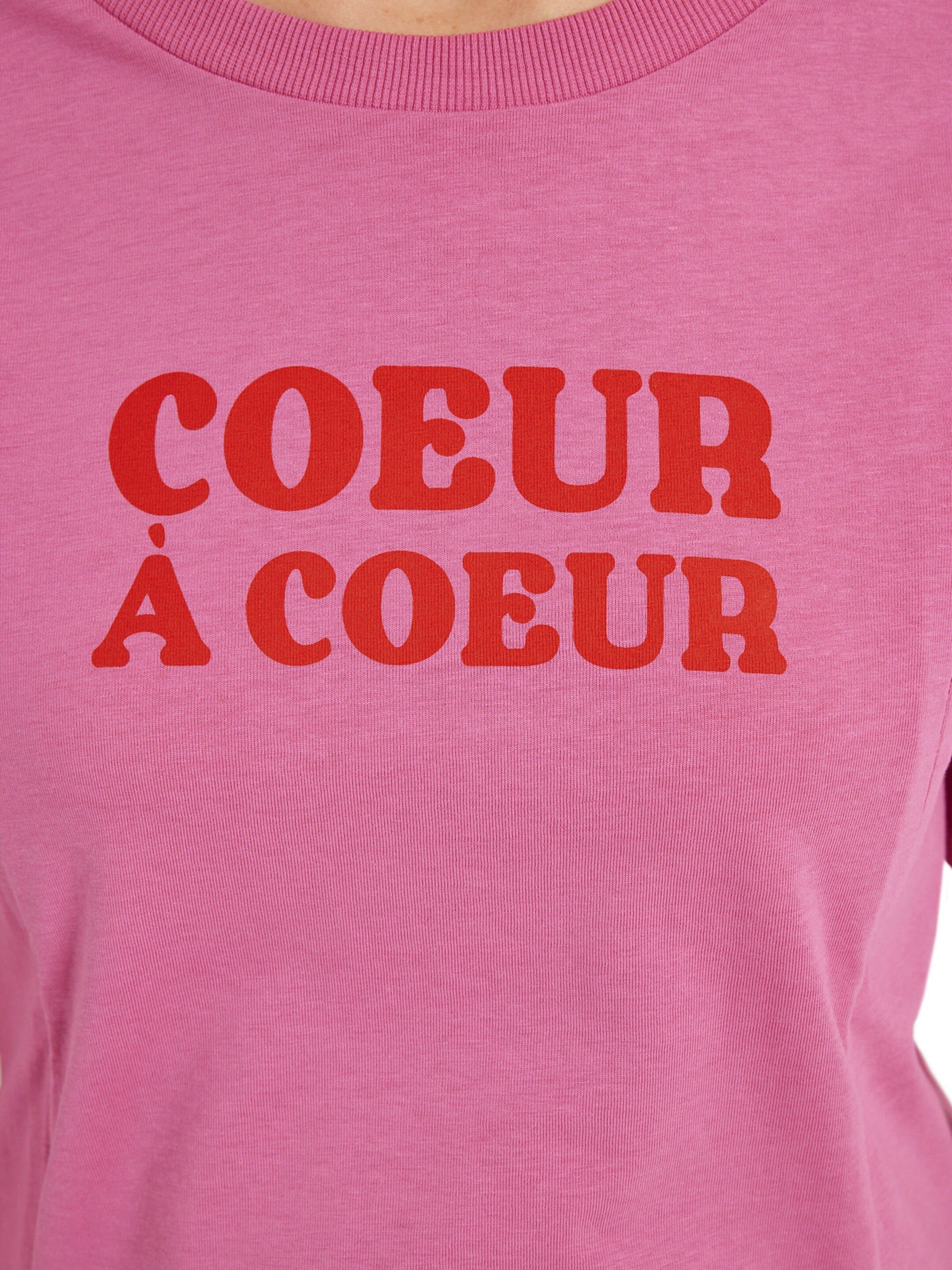 Vertbaudet Bio-Kollektion: T-Shirt für Schwangerschaft und Stillzeit mit Message-Print bonbon rosa