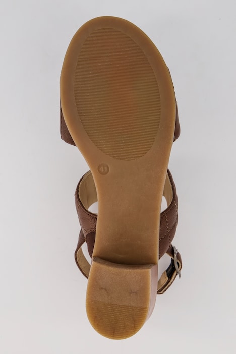 Leder-Sandaletten, Lederfutter, Weite H