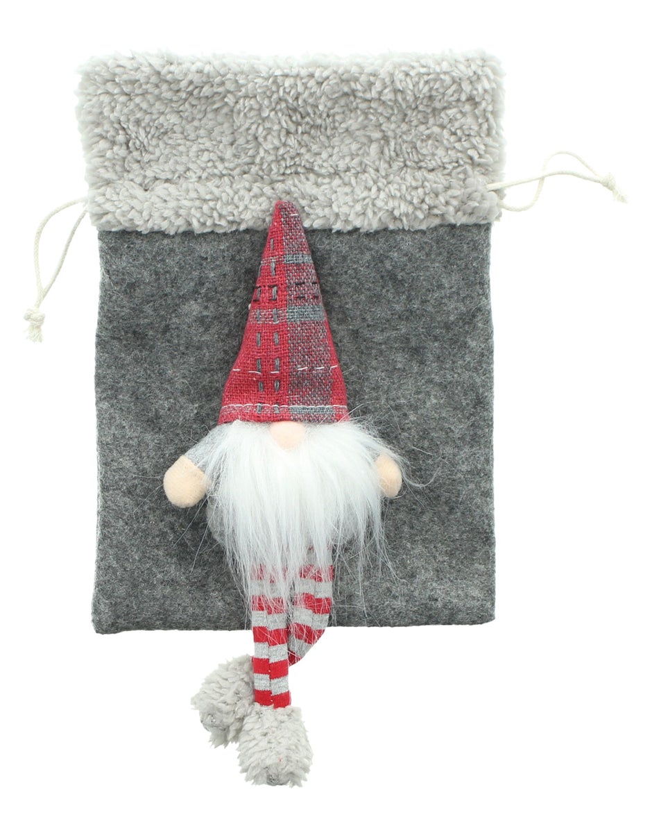 FRANK FLECHTWAREN | Kabouter Cadeauzakjes, Set van 2, 14 x 18 cm, POLYESTER