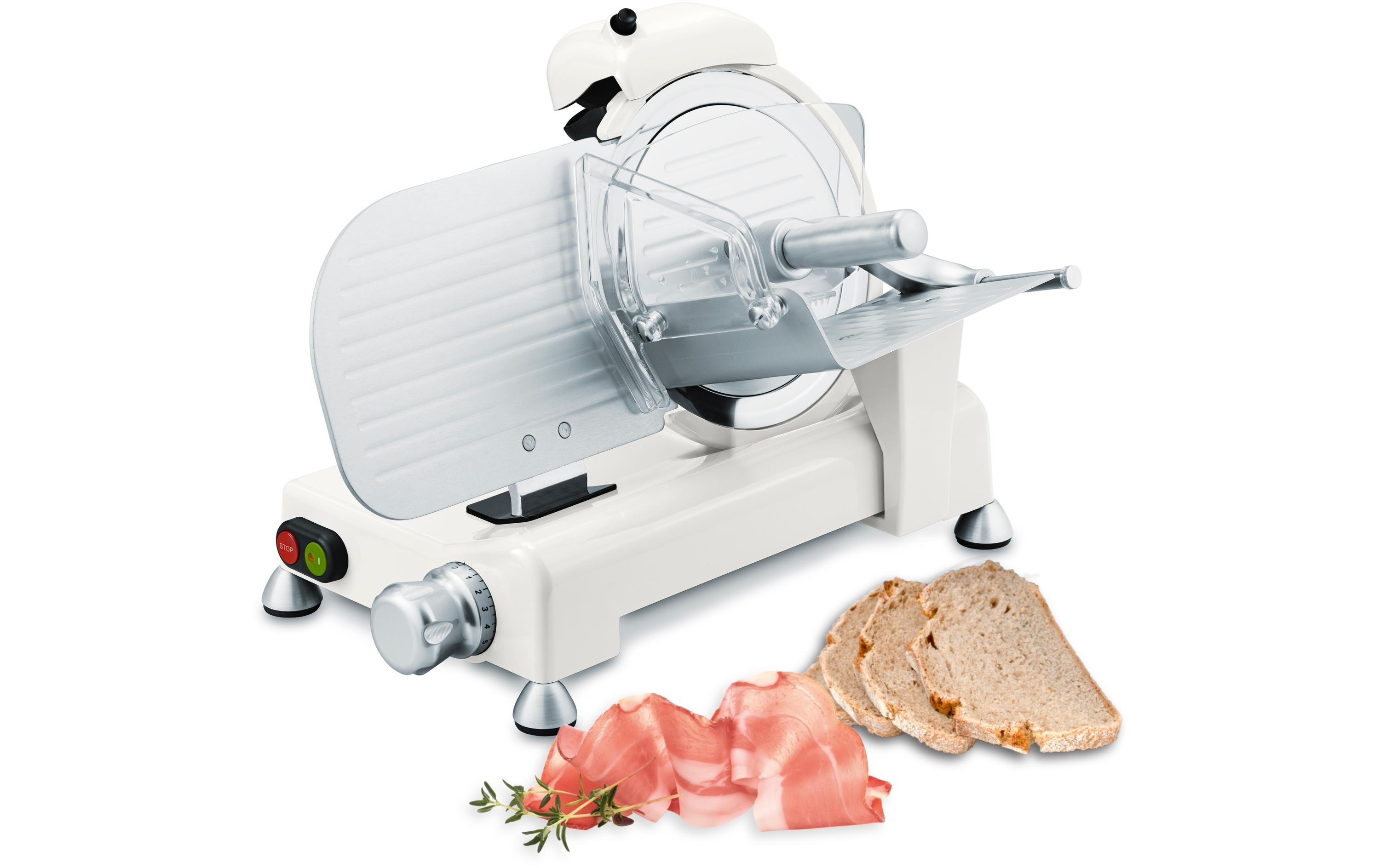 Schneidemaschine KA 1806 Grau/Weiss<br>Allesschneider aus Aluminium