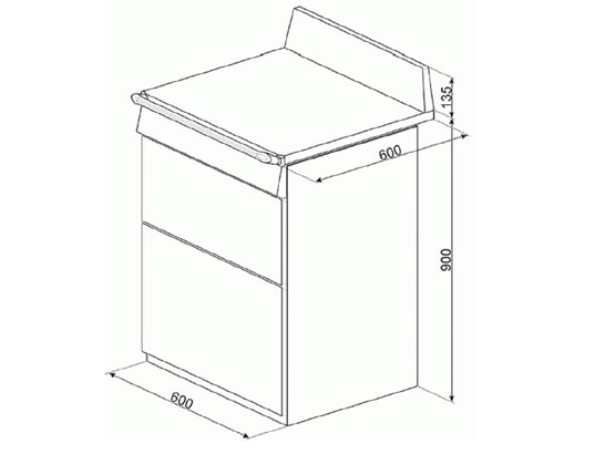 SMEG - Cuisiniere gaz TR62P