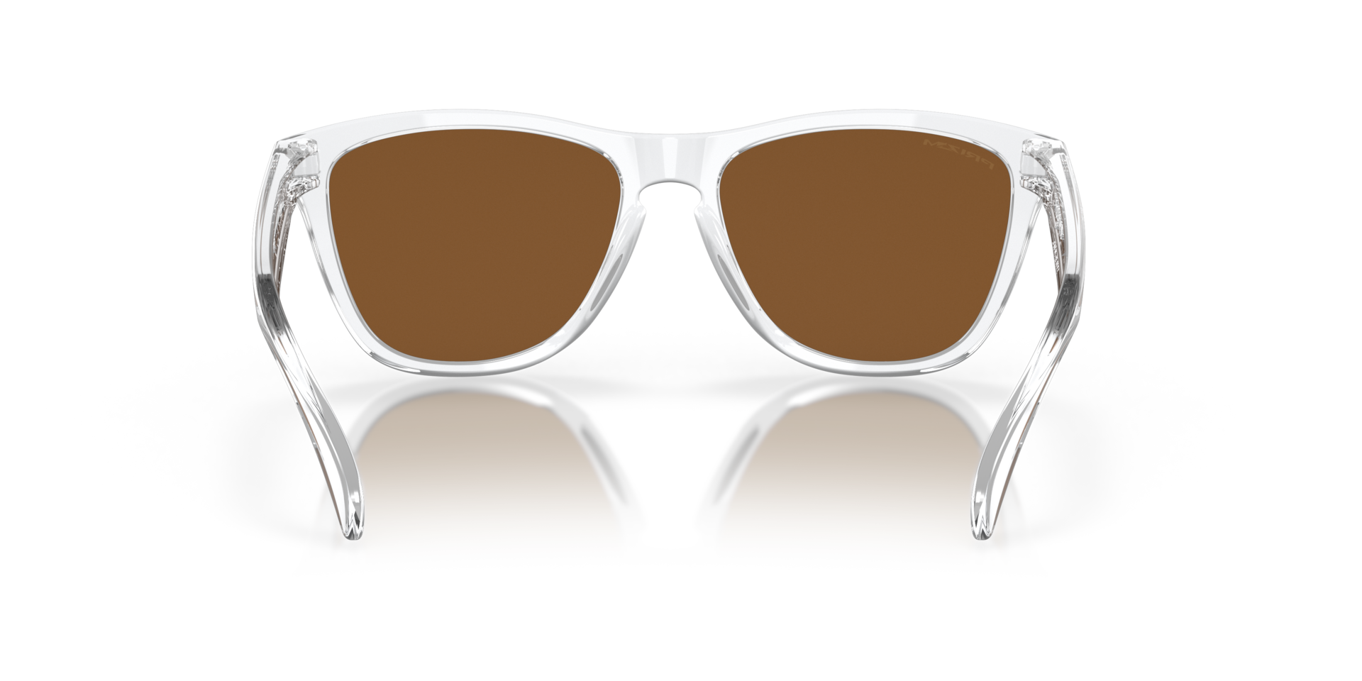 Oakley Frogskins Polished Clear w/Prizm Violet Ikoniske Oakley-briller som fungerer uansett hverdagsaktivitet