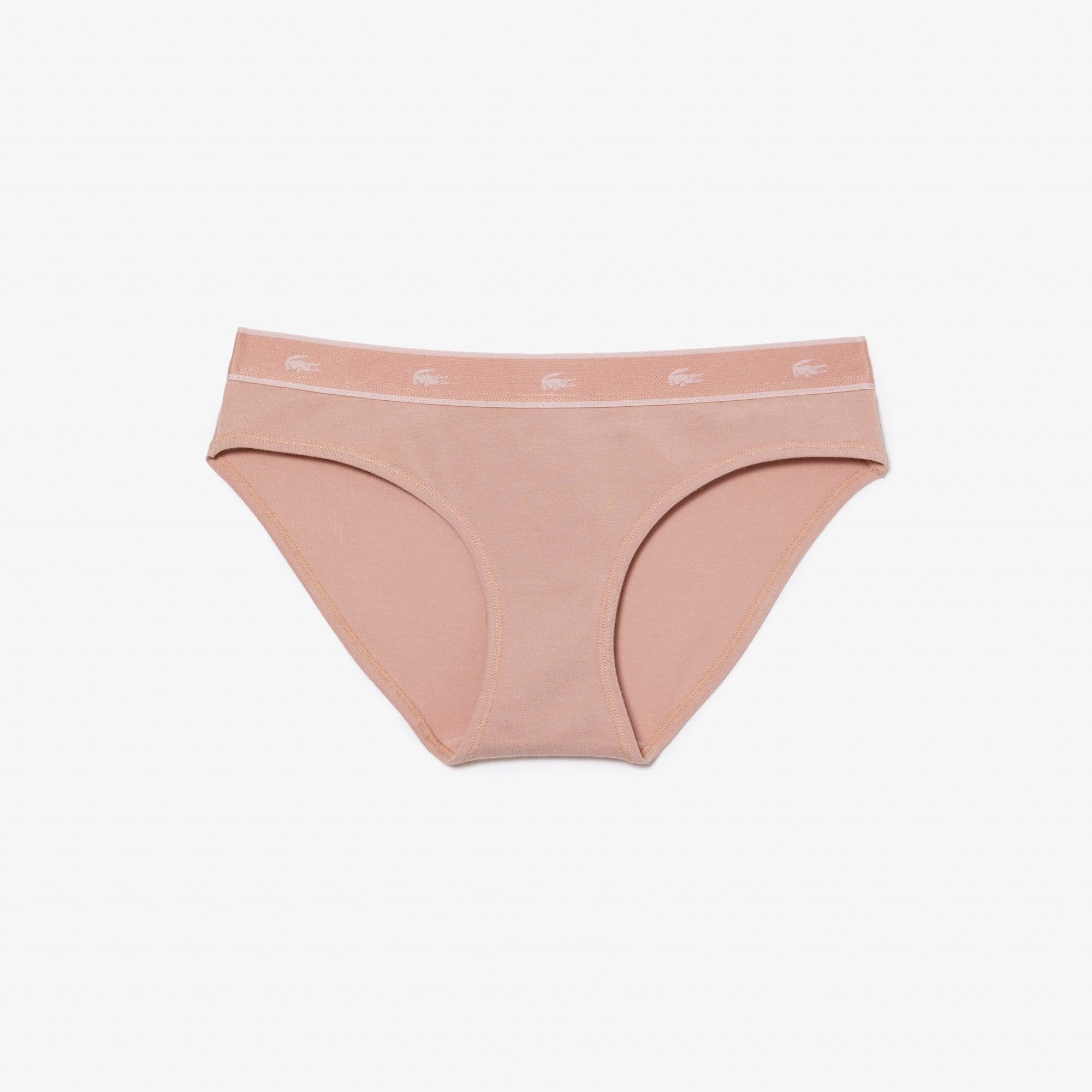 Culotte en coton stretch Culottes & bas - Rose - Lacoste - Femme