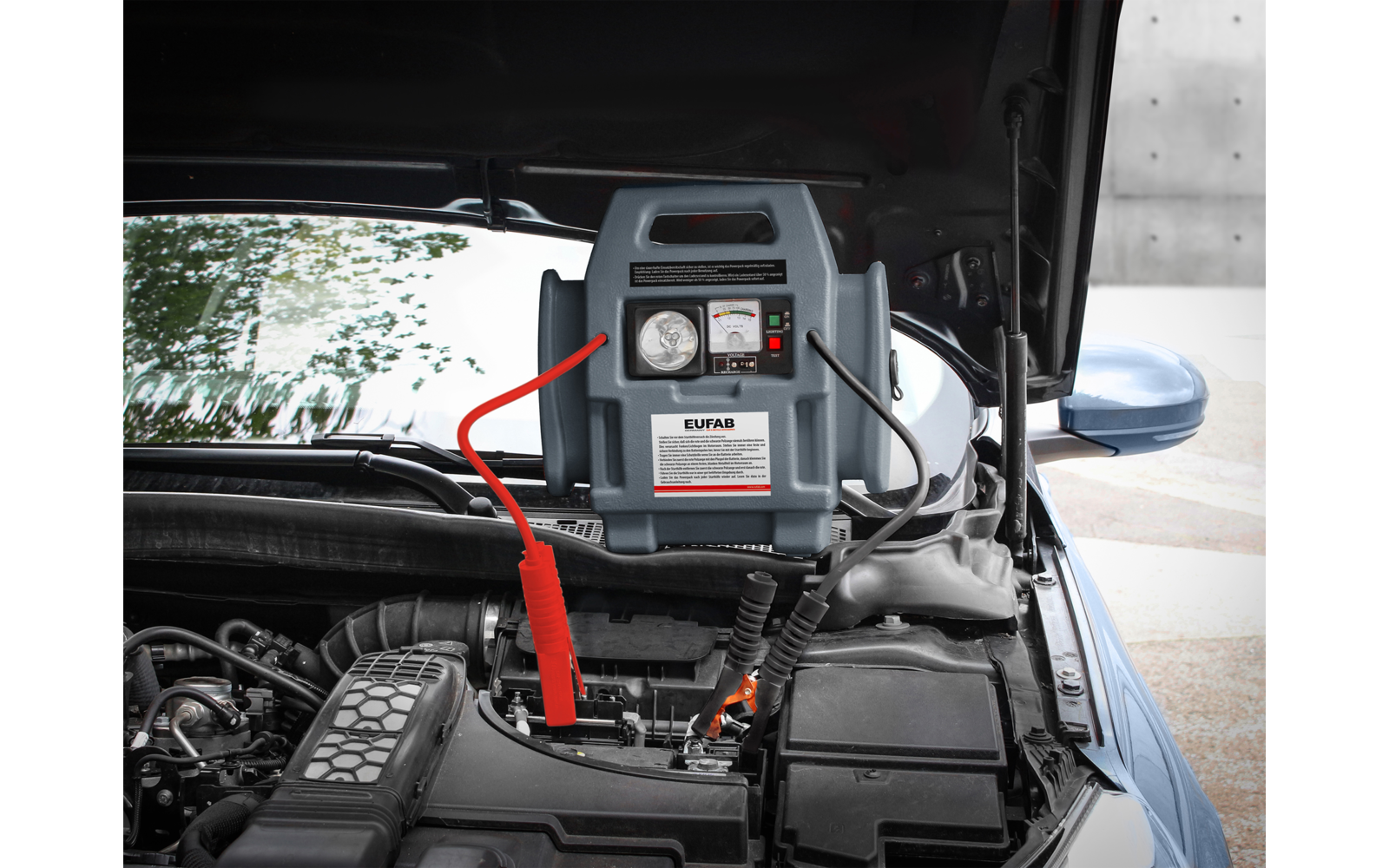 Eufab Powerpack mit Kompressor 7 Ah