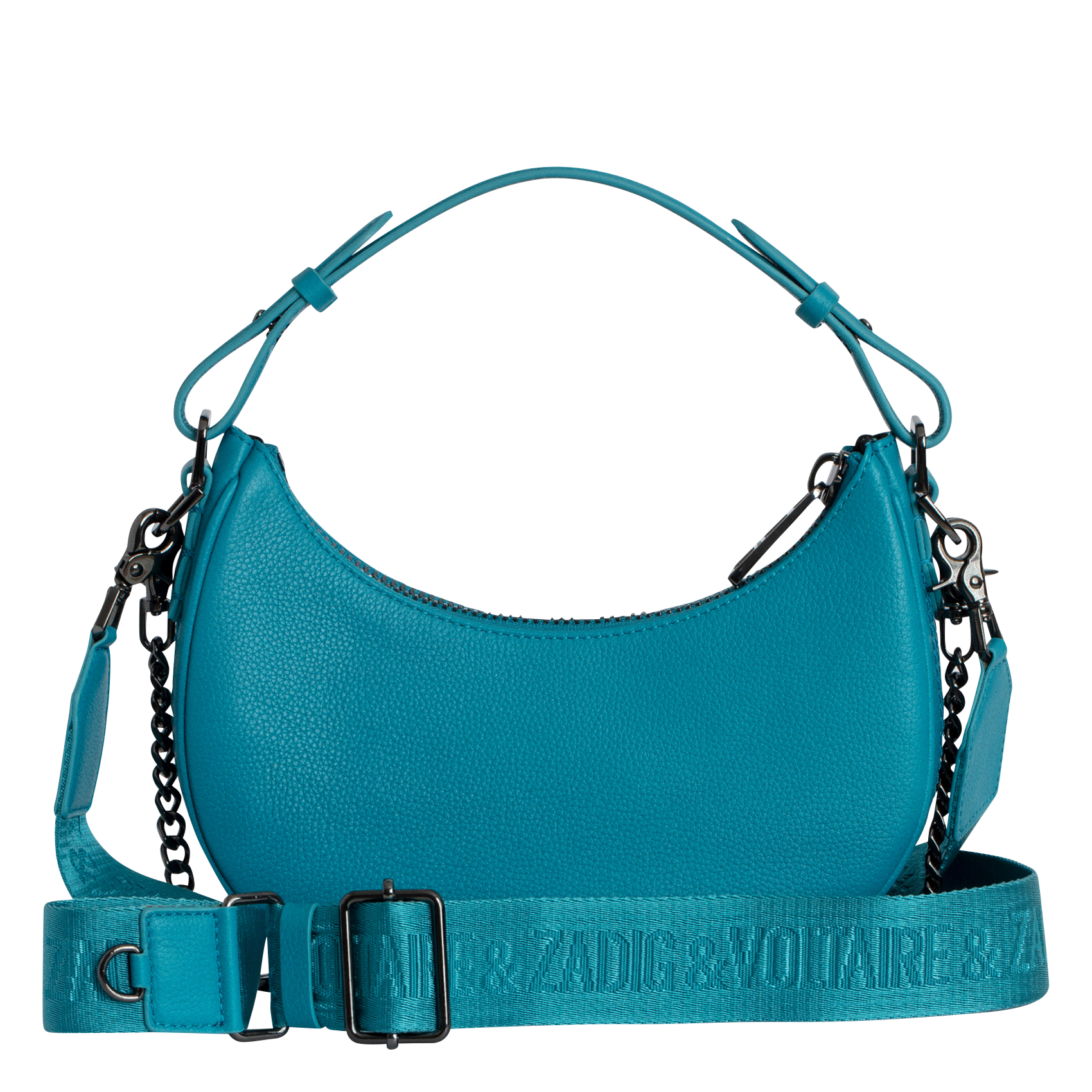 MOONROCK - Sac épaule en cuir| Bleu