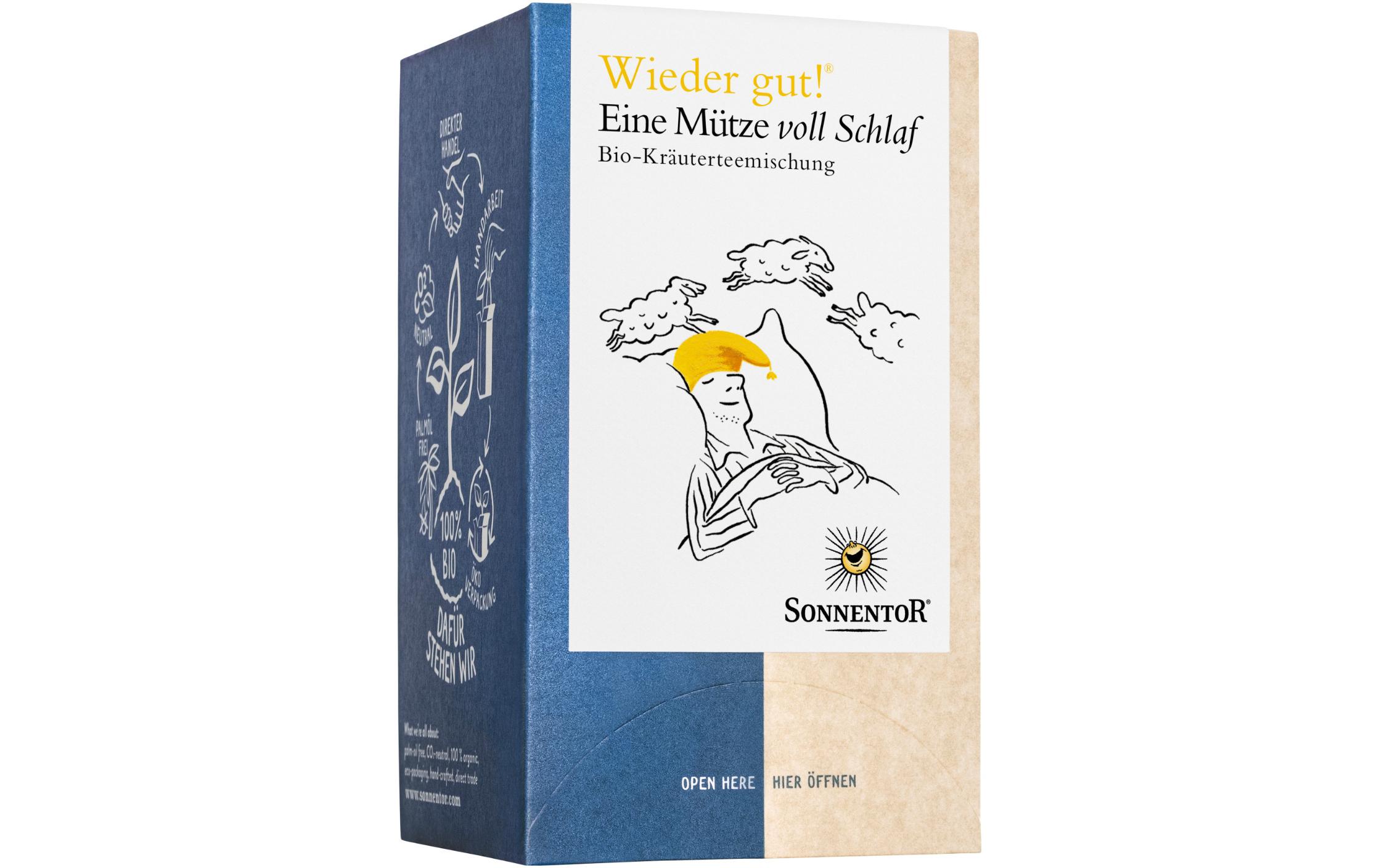 Teebeutel Bio Eine Mütze voll Schlaf! 18 StückBio Kräutertee
