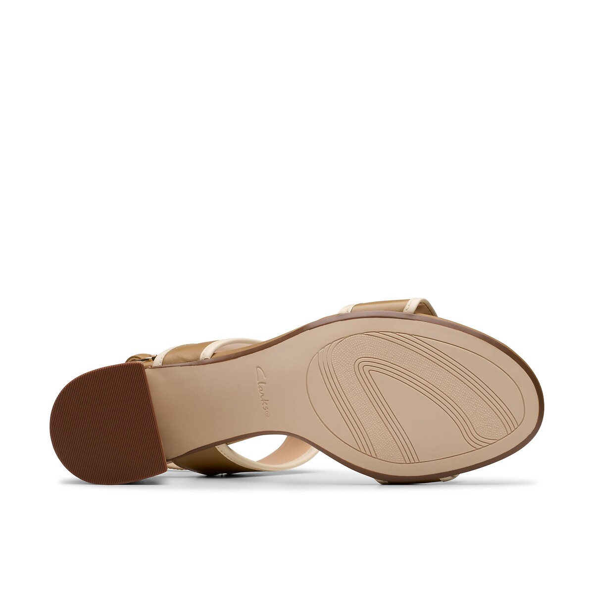 CLARKS<br>Sandálias de couro Ezoria Sling