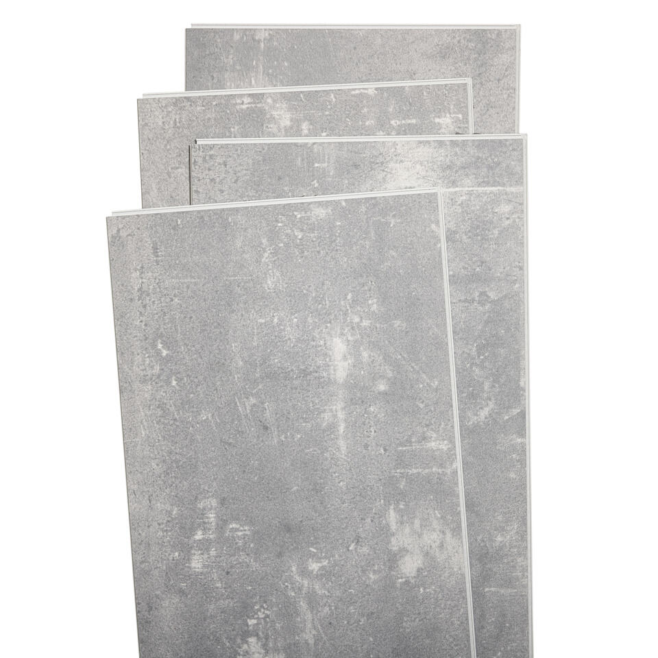 Klik PVC Abilene Grijs Tegel