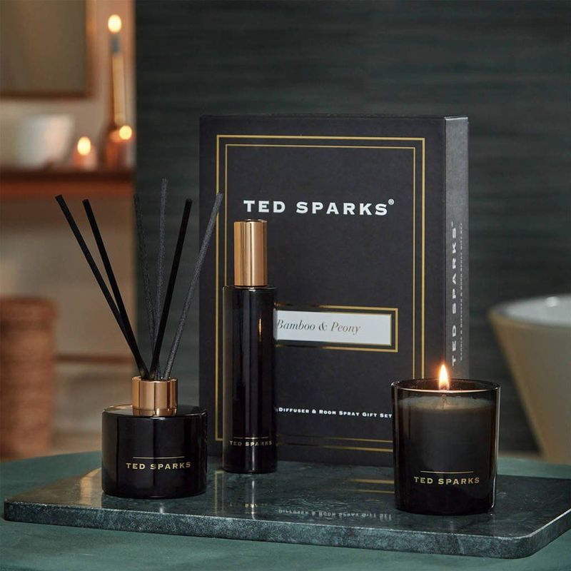 Ted Sparks - Luxe Giftset - Bamboe - Pioenroos - Goud