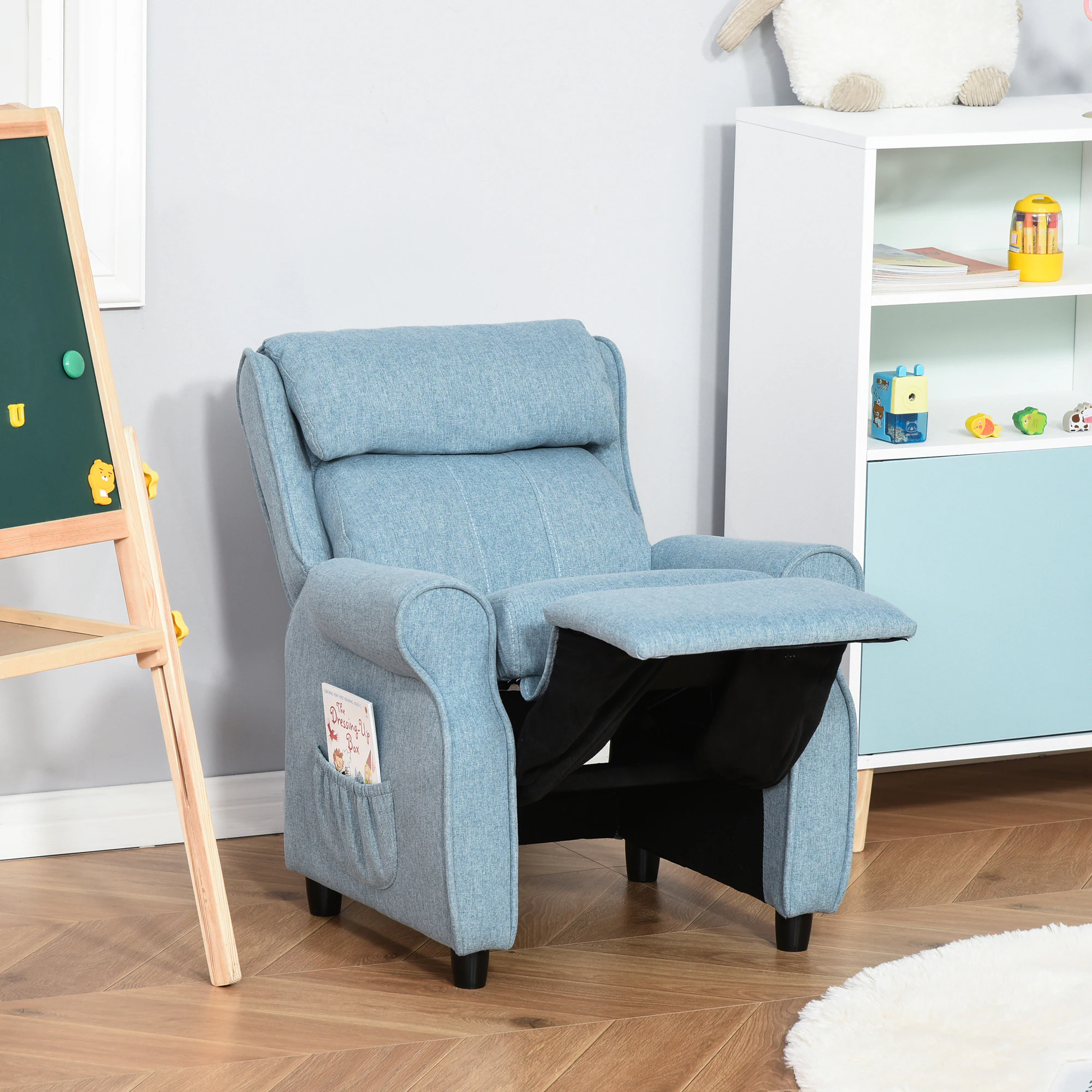HOMCOM Kindersessel mit Liegefunktion 58 x 53 x 70 cm (BxTxH)