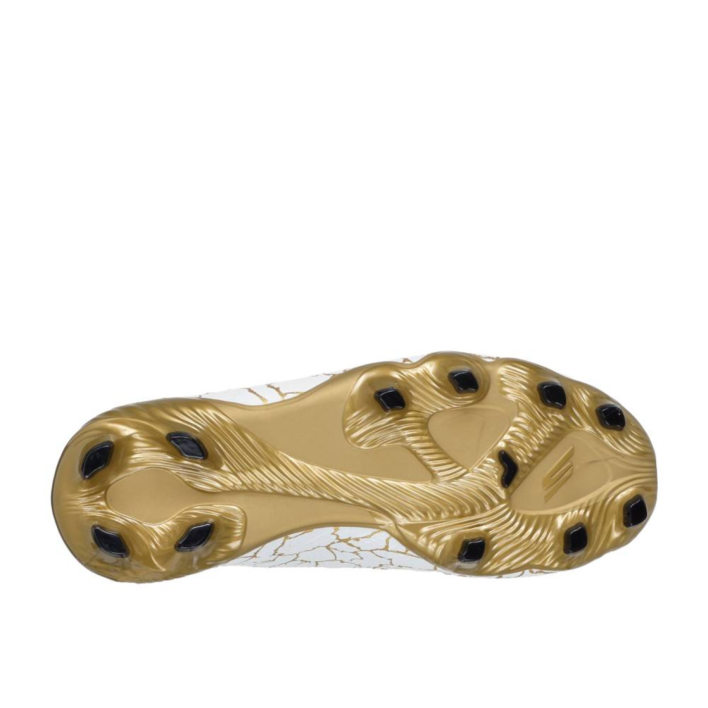 Skechers SKX_1.5 High Gras Voetbalschoenen (FG) Kleuters Wit Goud Zwart