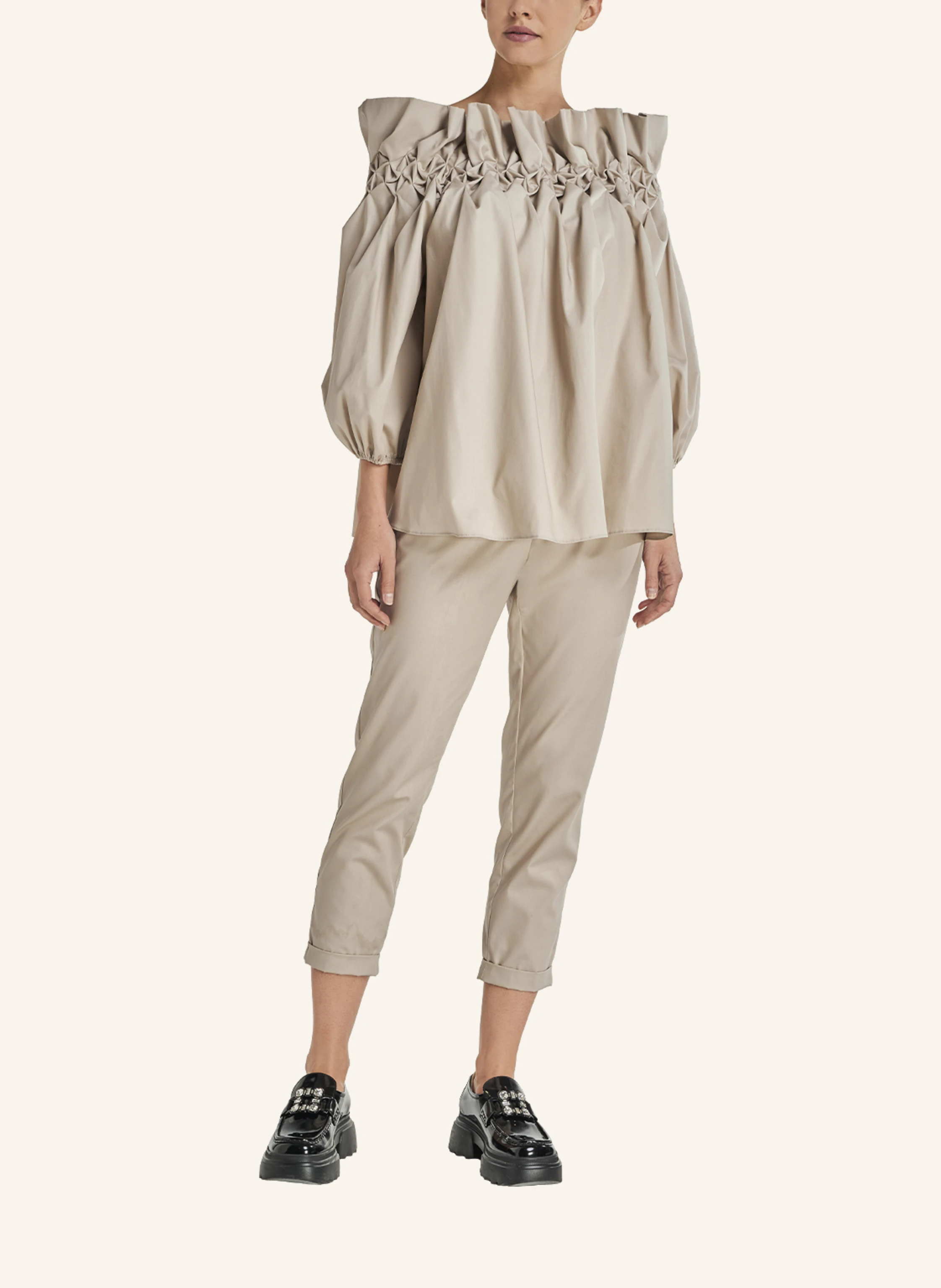 ARMARGENTUM Off-Shoulder Bluse EUPHORIA mit 3/4-Arm